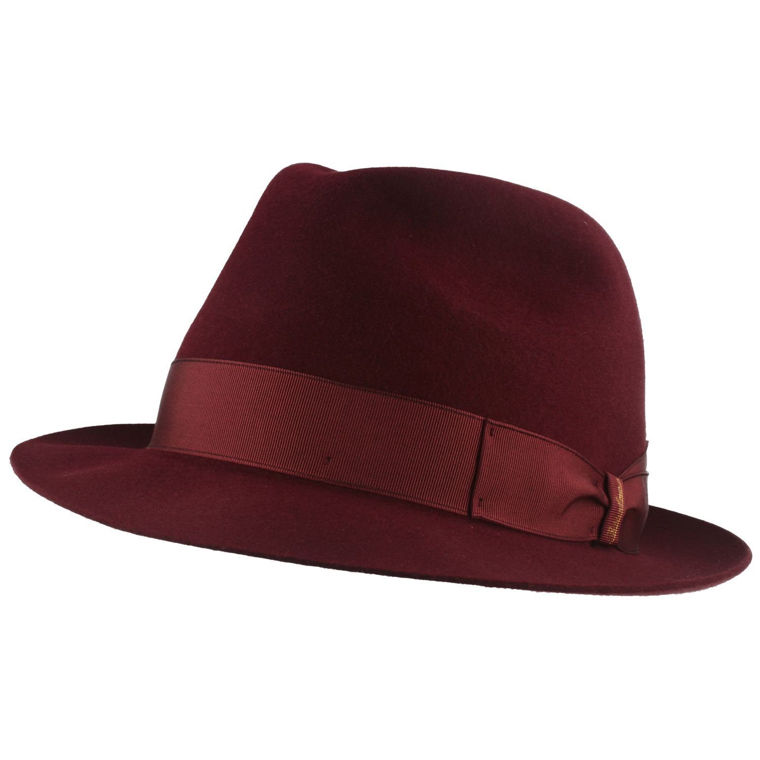 Borsalino Filzhut Haarfilz 171 Trilby aus Marengo