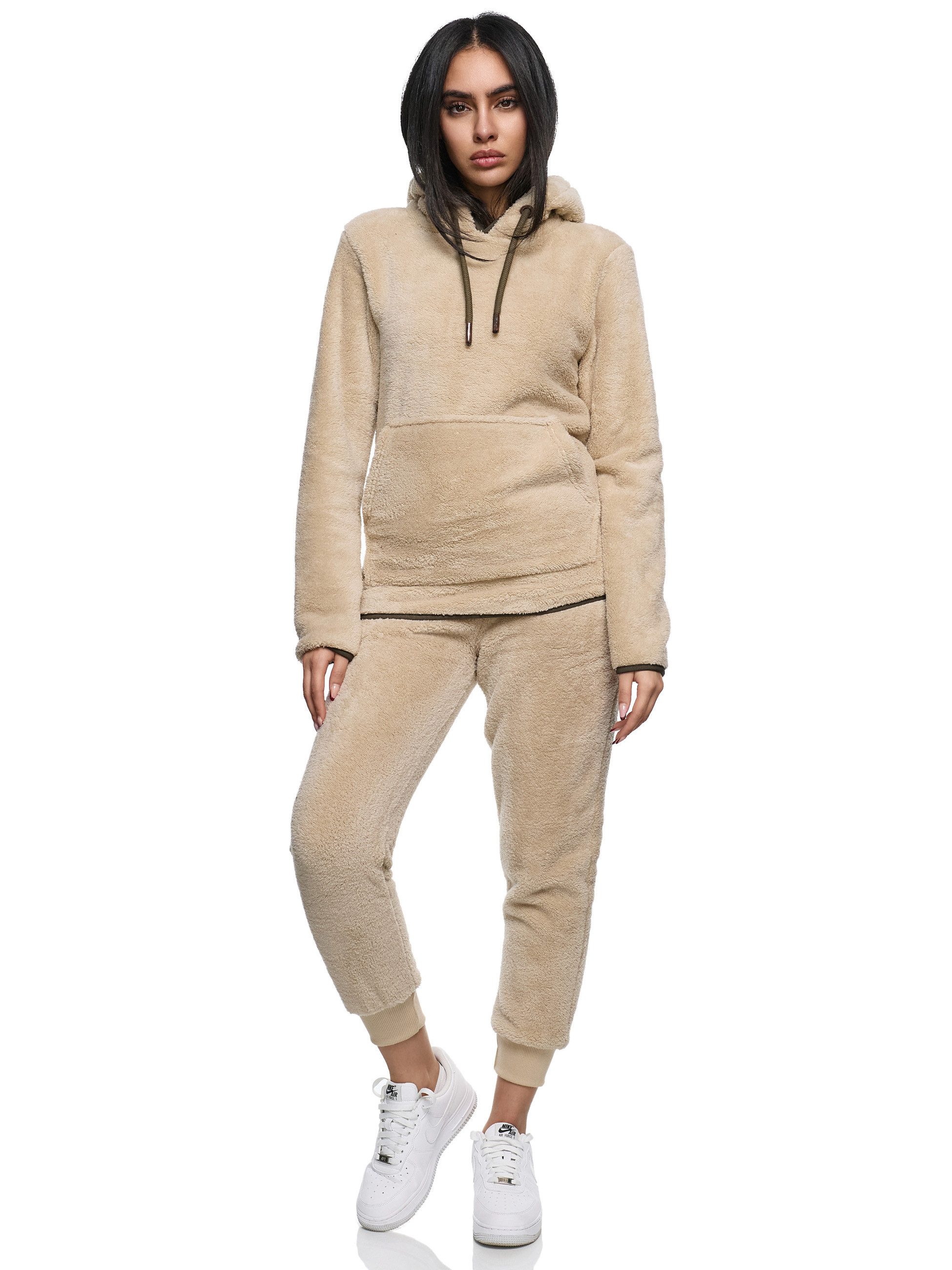 REPUBLIX Jogginganzug MADISON, Damen Plüsch Zweiteiler günstig online kaufen