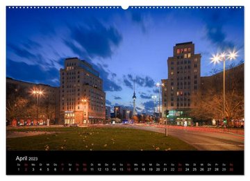 CALVENDO Wandkalender Die Blaue Stunde in Berlin (Premium, hochwertiger DIN A2 Wandkalender 2023, Kunstdruck in Hochglanz)