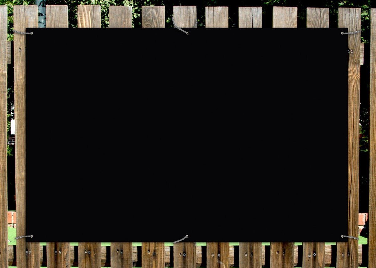 Thumbnail - Wallario Sichtschutzzaunmatten Schwarz
