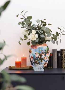 Goebel Dekovase Blumenvase Vase Auguste Renoir-Frühstück der Ruderer Porzellan
