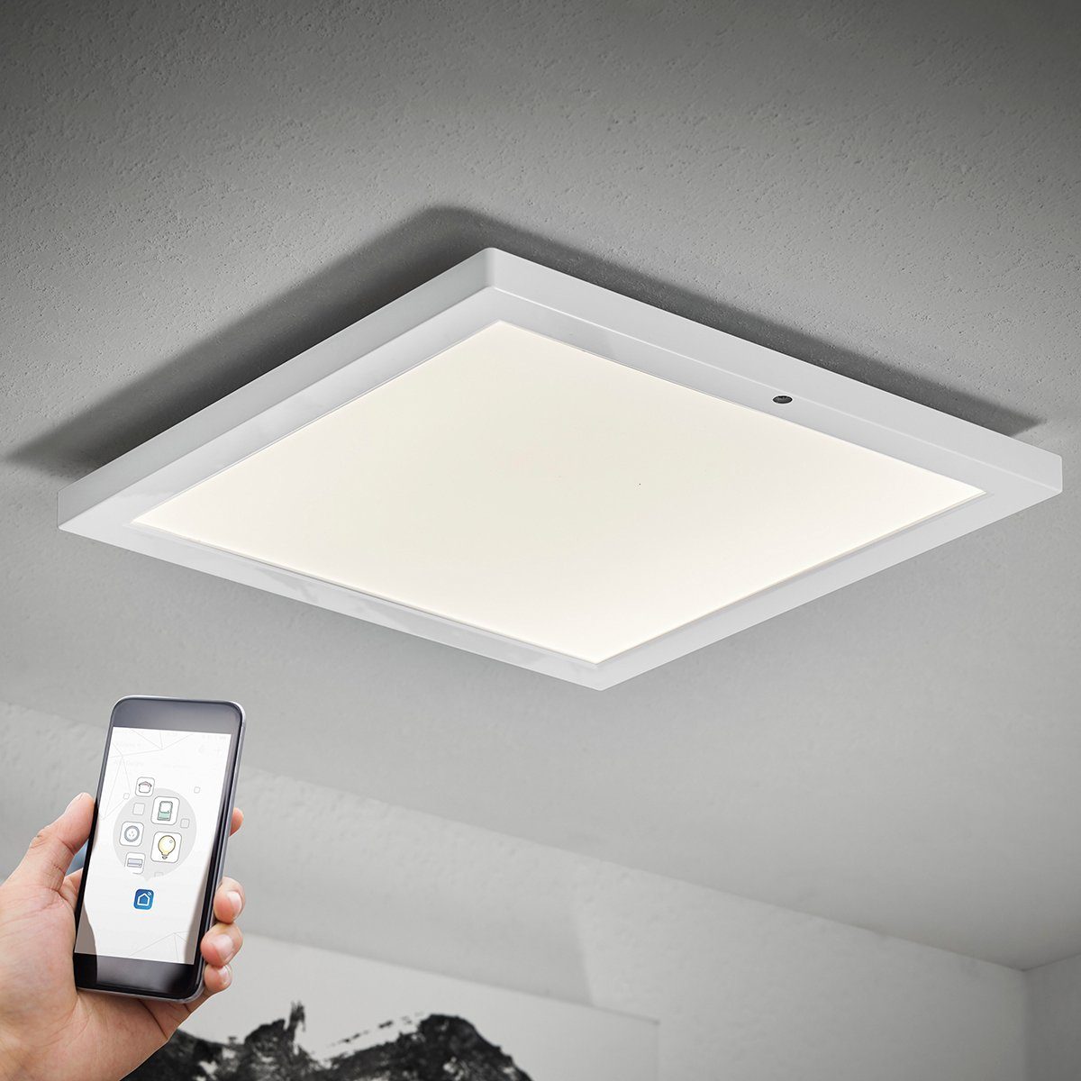 MeLiTec LED Deckenleuchte D115, LED fest günstig online kaufen