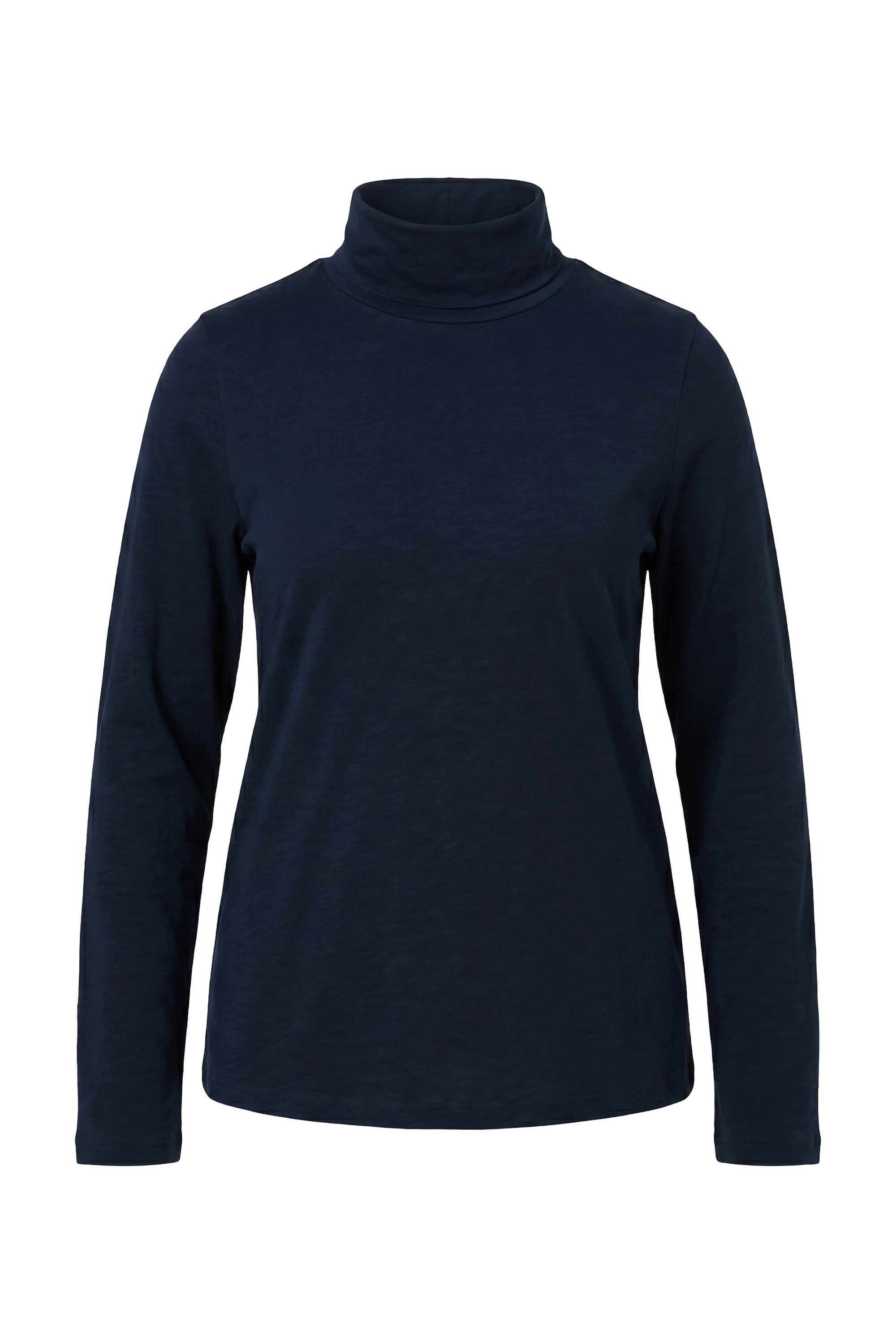 Ulla Popken T-Shirt Shirt Rollkragen Slim Langarm Biobaumwolle – Bild 3 von 5