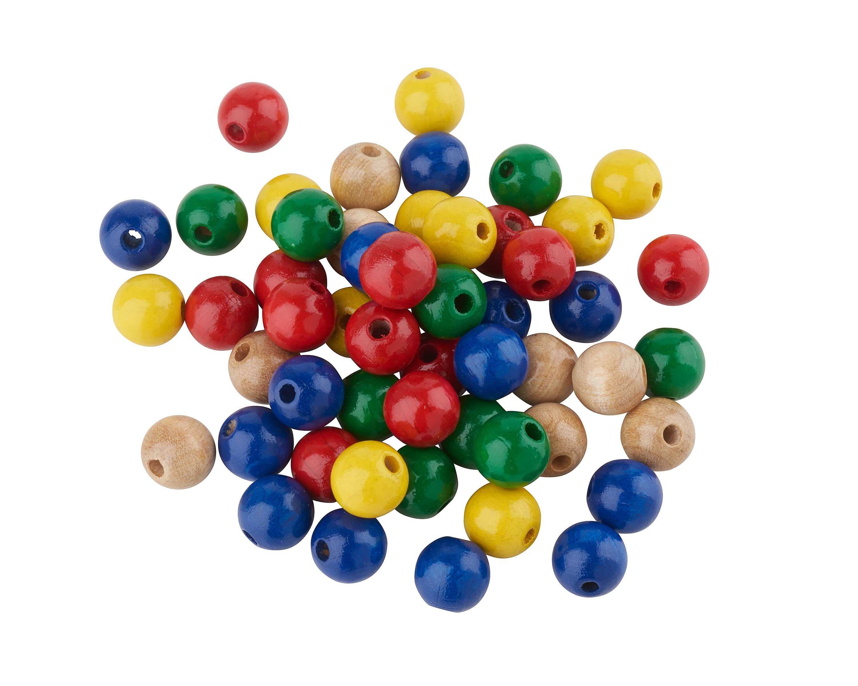 Knorr Prandell Bastelperlen, (50-tlg), Ø 10 mm, 50 Stück