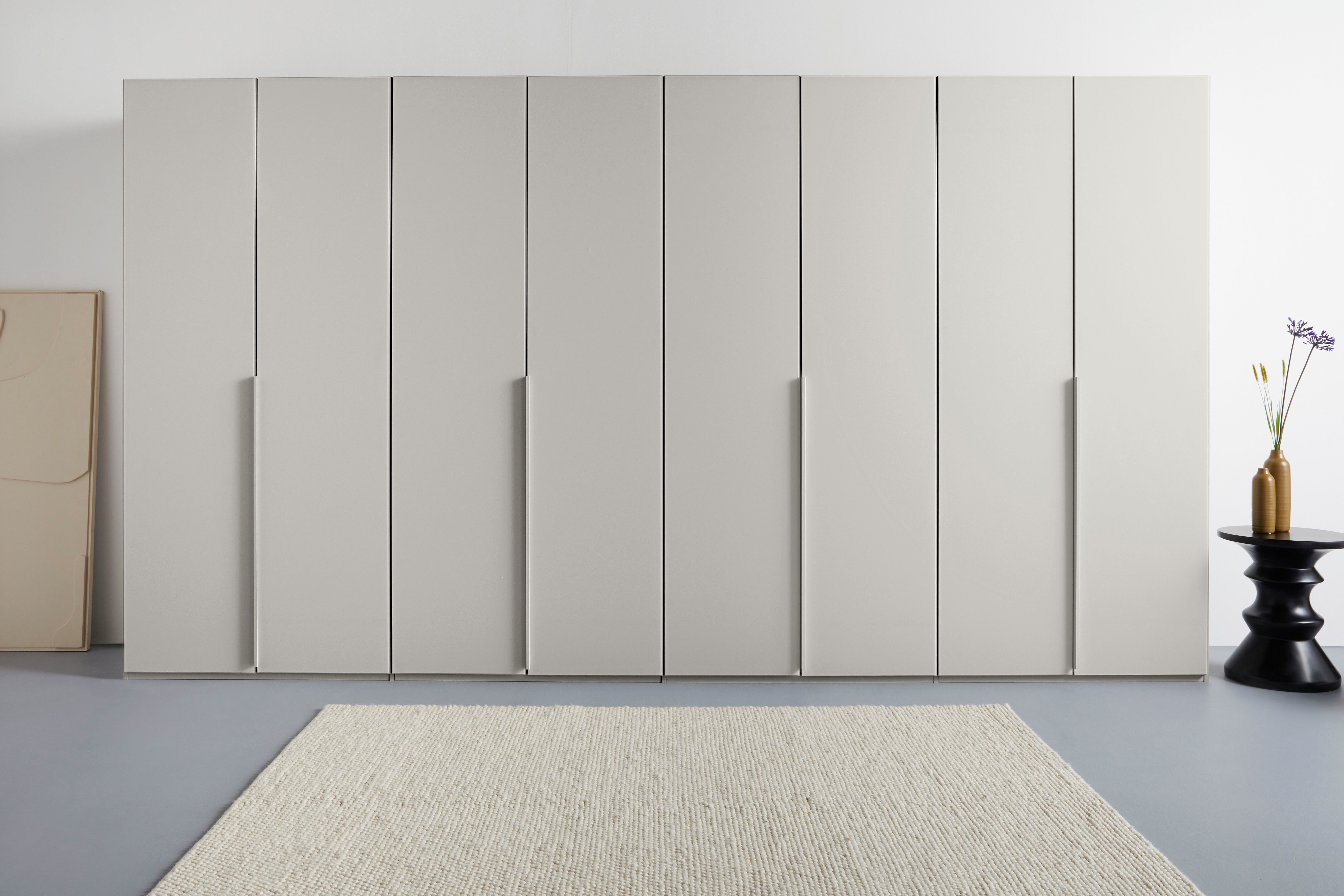 LeGer Home by Lena Gercke Kleiderschrank Schrank Garderobe Ankleide Schlafzimmer Flur SERINA Eyecatcher (3 verschiedene Ausstattungen BASIC/CLASSIC/PREMIUM (inkl. SOFT-CLOSE) in 6 Breiten (101 - 401 cm) mit Front Glas oder Dekor MADE IN GERMANY