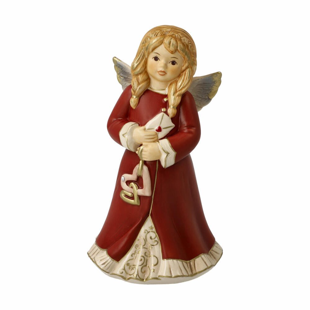 Goebel Engelfigur Liebevoller Gruß, Bordeaux, 15.5 cm