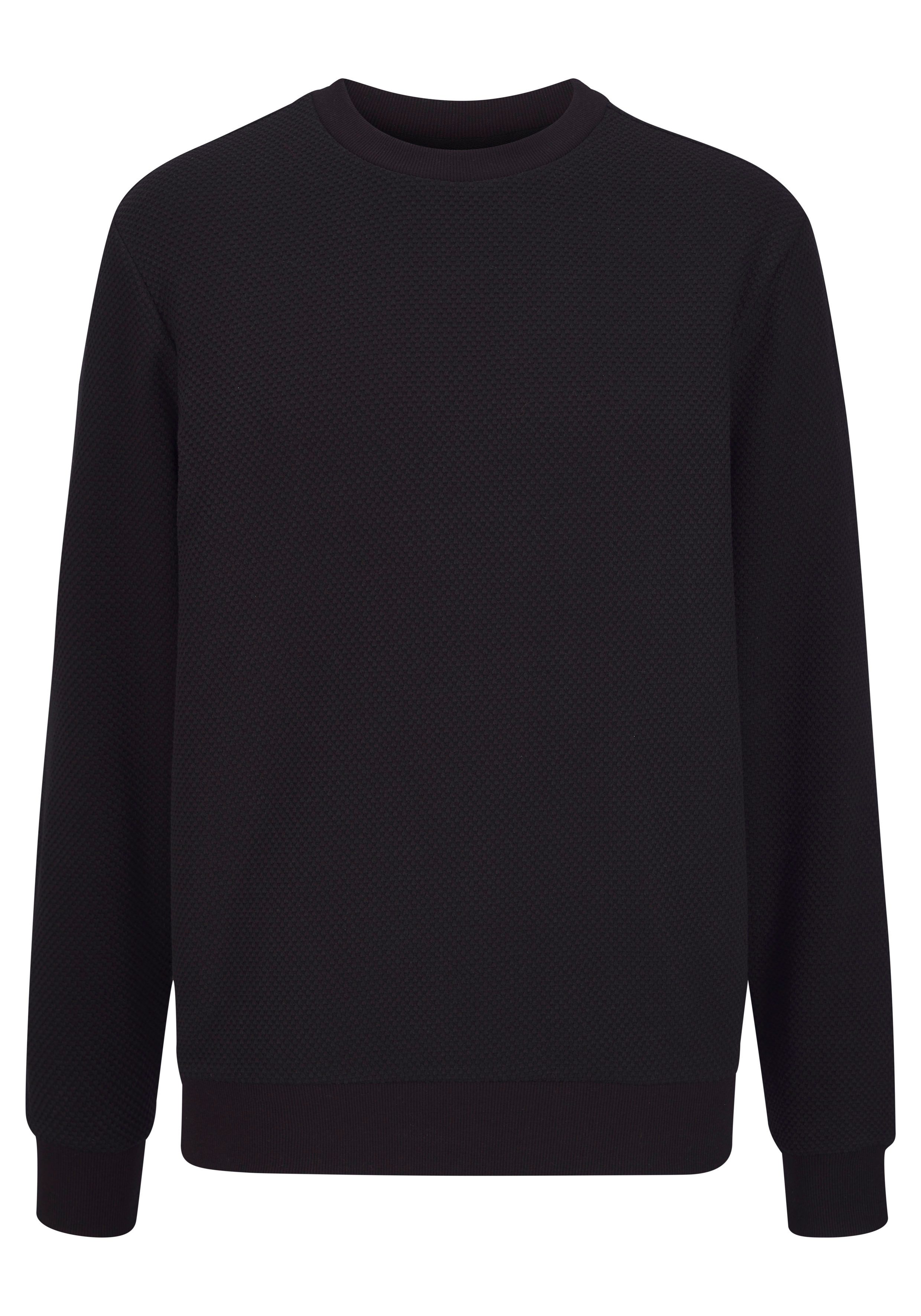 John Devin Sweatshirt Pullover aus Struktur-Qualität. € 29,99