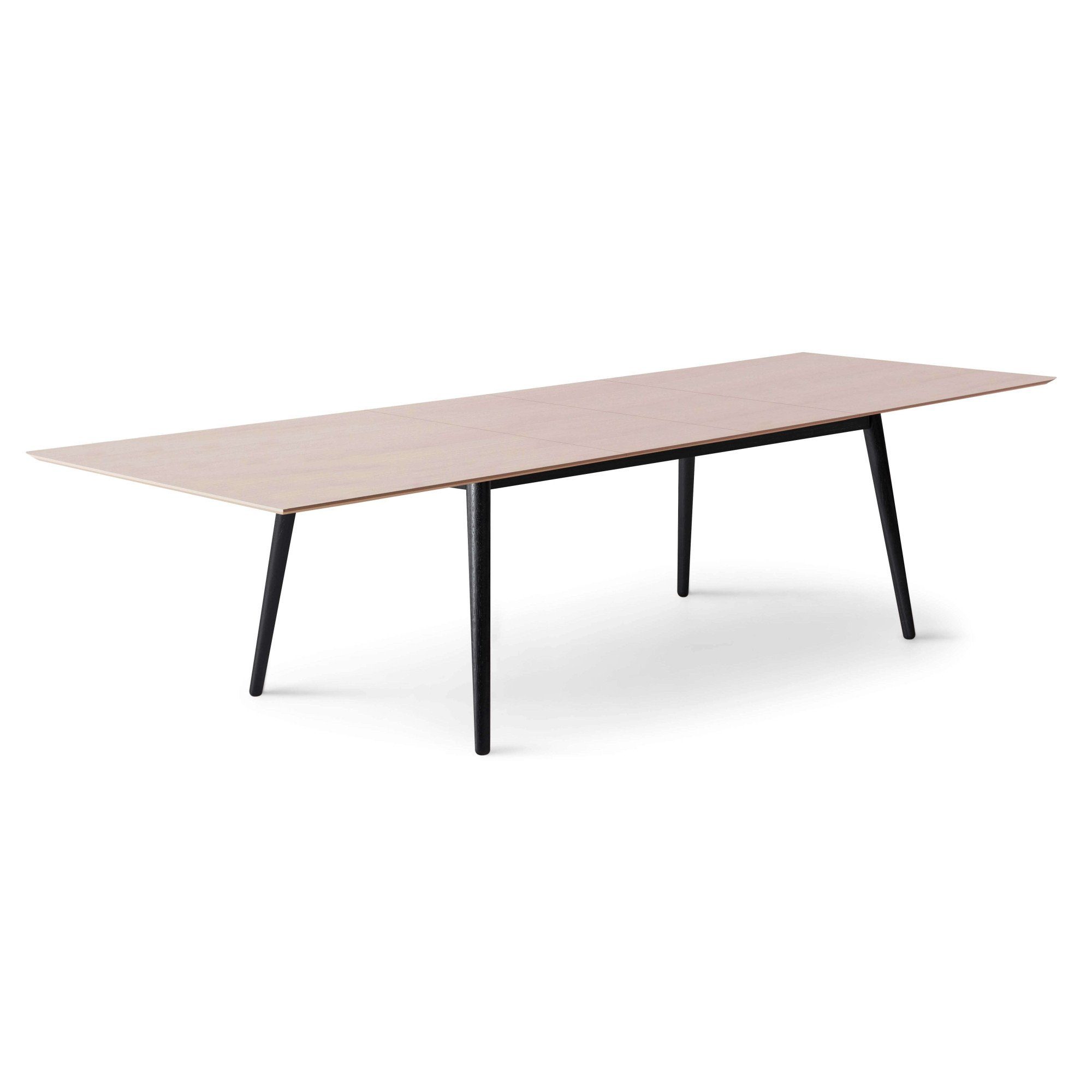 Hammel Furniture Esstisch Meza Designtisch mit Auszugsfunktion und 2 Einlegeplatten, bootsförmige Tischplatte MDF, Massivholzgestell, in zwei Breiten