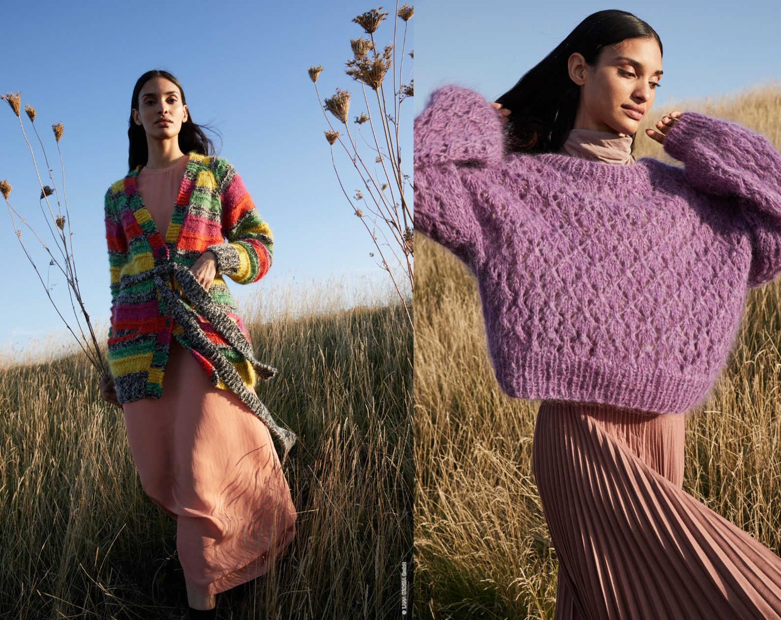 LANA GROSSA BRIGITTE NO. 2 Häkelwolle, 140 m (hochwertige Mischung aus Schurwolle, Baumwolle und Alpaka), 50 g