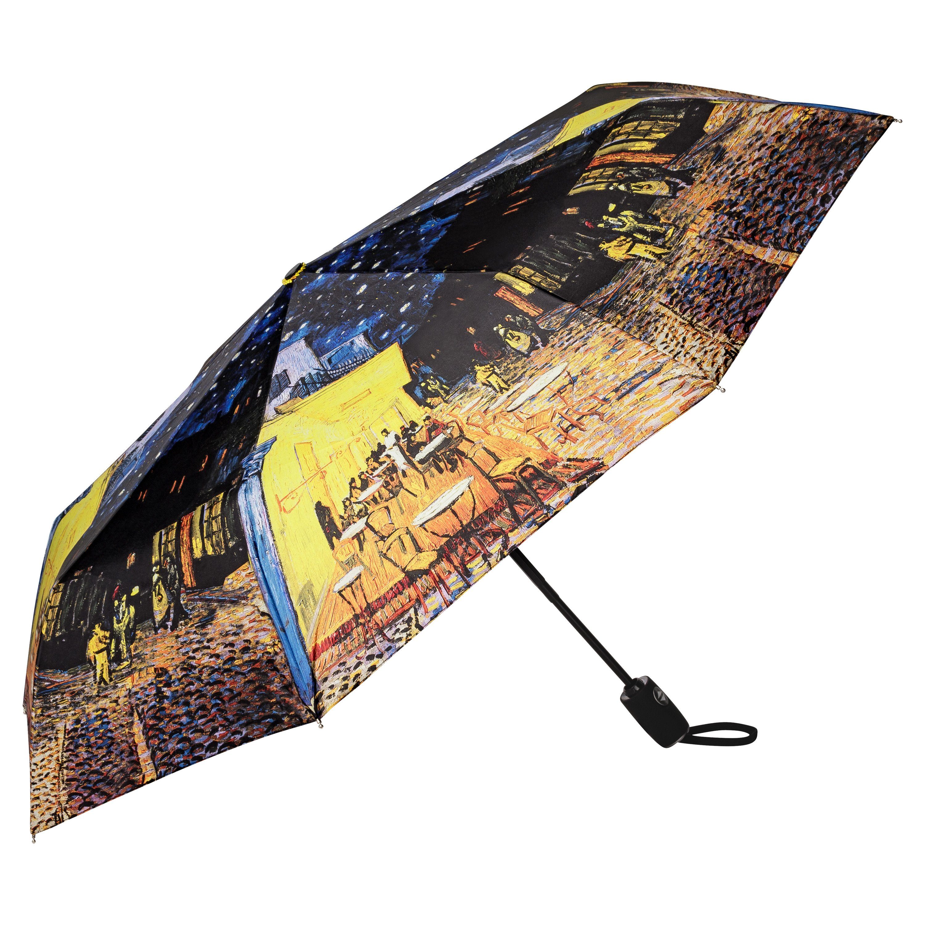 Taschenregenschirm Leicht van Gogh: Motivschirm Kunst Motiv Vincent Nachtcafé Lilienfeld von