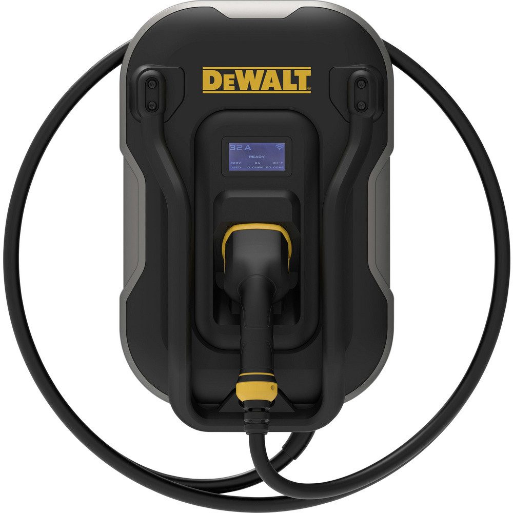 DeWalt Elektroauto-Ladestation DEWALT EV200D-32W-22C Wallbox Typ 2 Mode 3 32 A 22 kW RFID, App