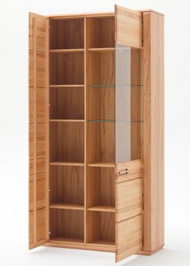 expendio Wohnzimmer-Set Senta 40, (Spar-Set, 4-St), Kernbuche vormontiert mit ausziehbarem Esstisch und Softclose