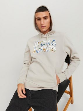 Jack & Jones Kapuzensweatshirt JJEJEFF CORP LOGO SWEAT HOOD LN