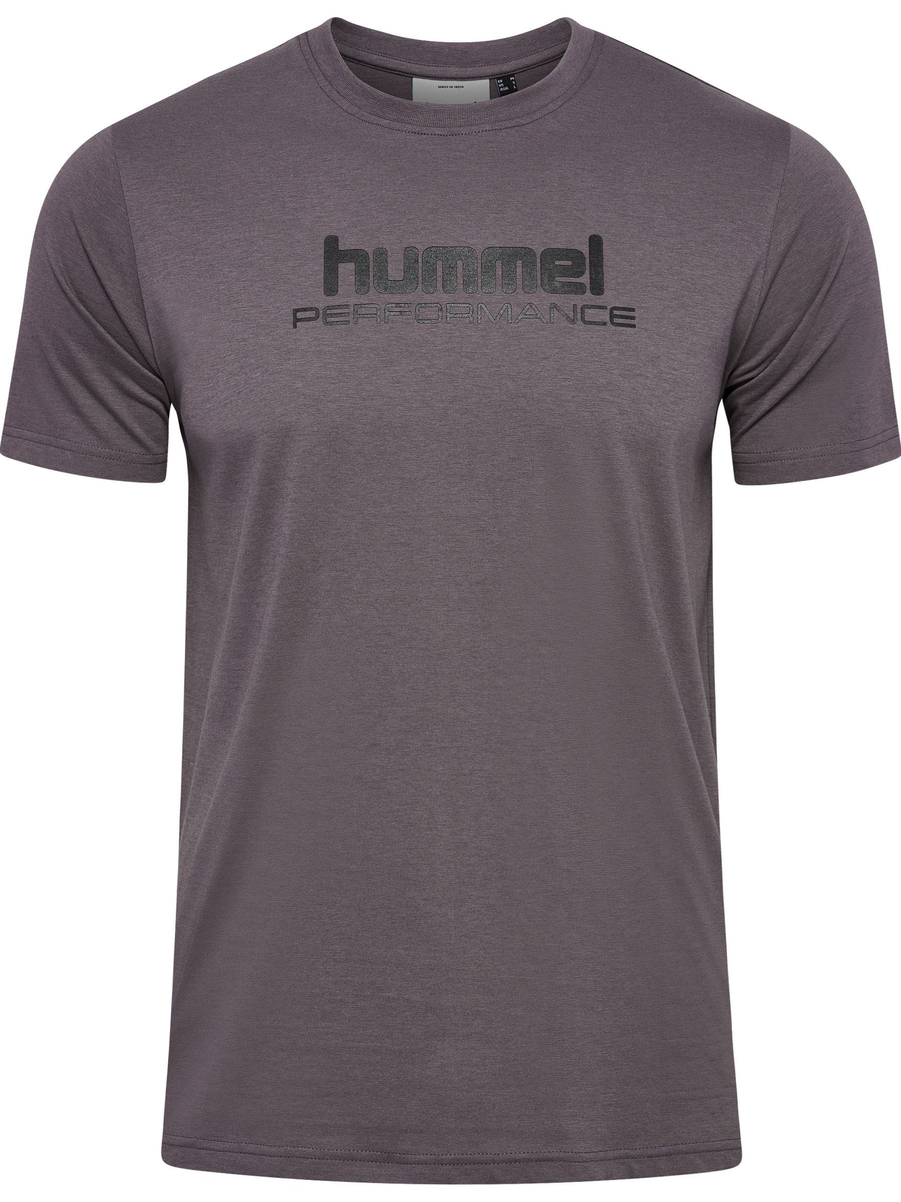 hummel T-Shirt Modernes Design Fotoprint Rundhals Regular Fit Sportlich (1-tlg) hmlPULSE GRAPHIC T-SHIRT S/S