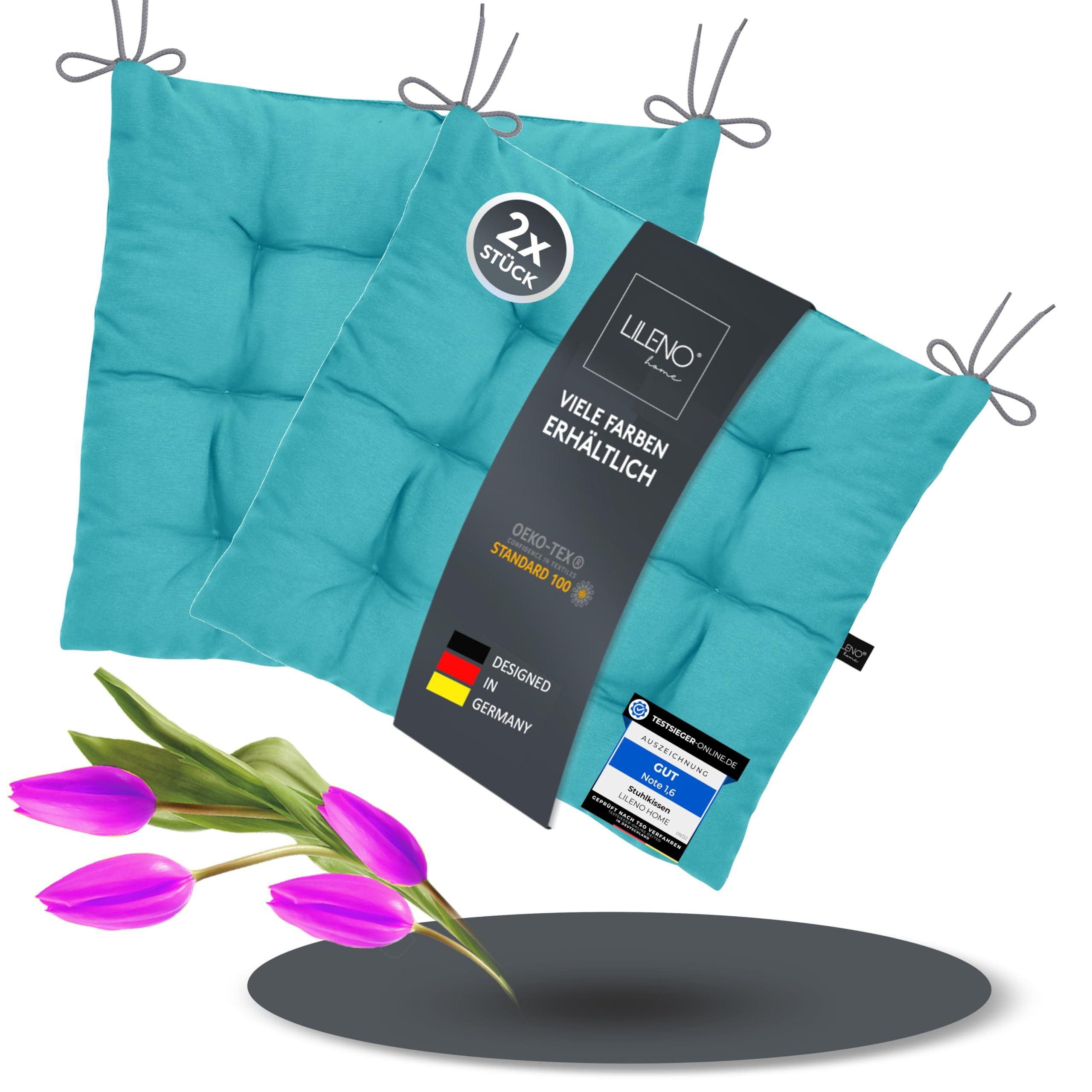 LILENO HOME Stuhlkissen Sitzkissen für Gartenstuhl, günstig online kaufen