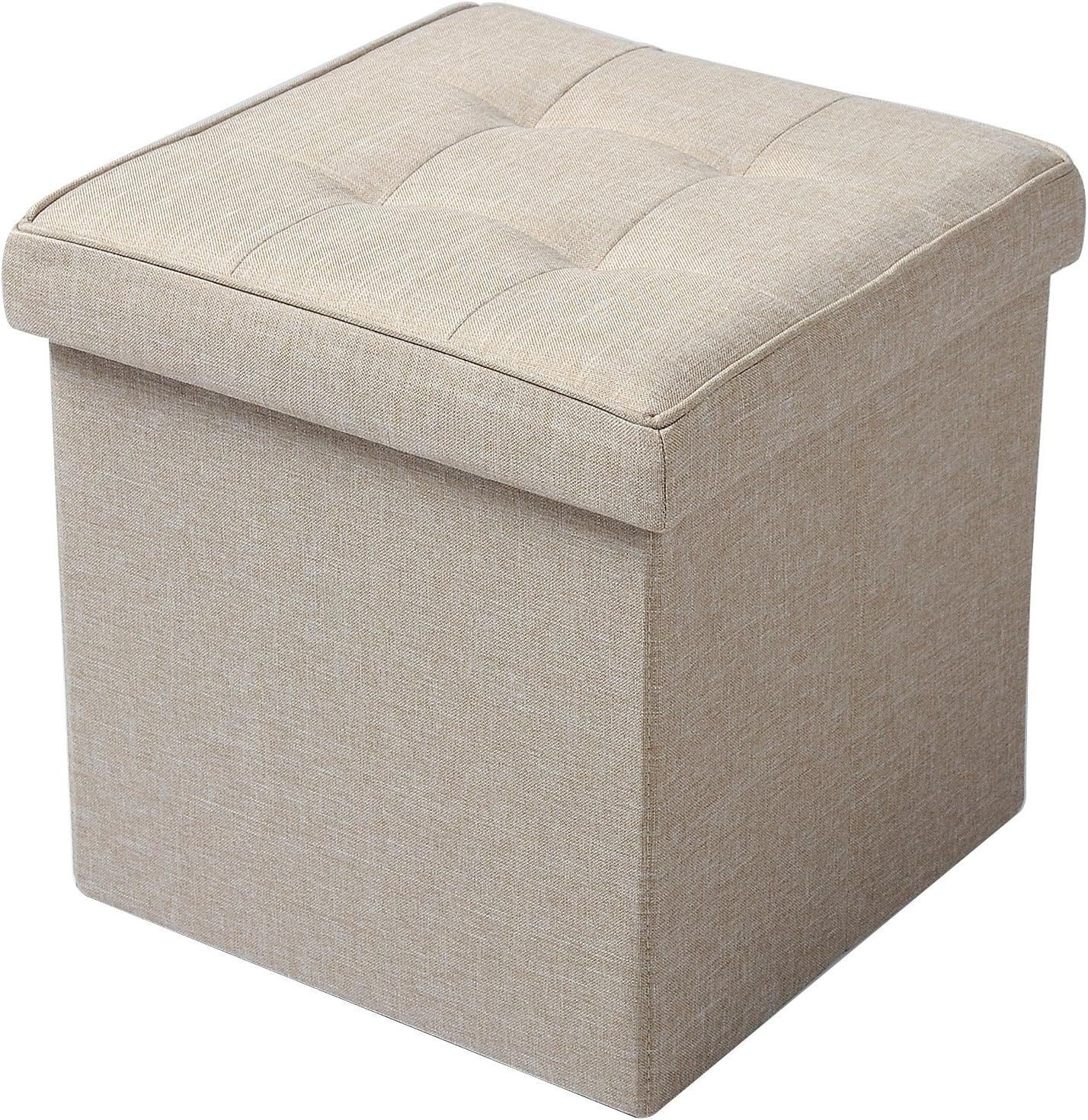 Woltu Sitzhocker (1 St), mit Stauraum, Faltbar, Deckel Abnehmbar, Gepolster günstig online kaufen