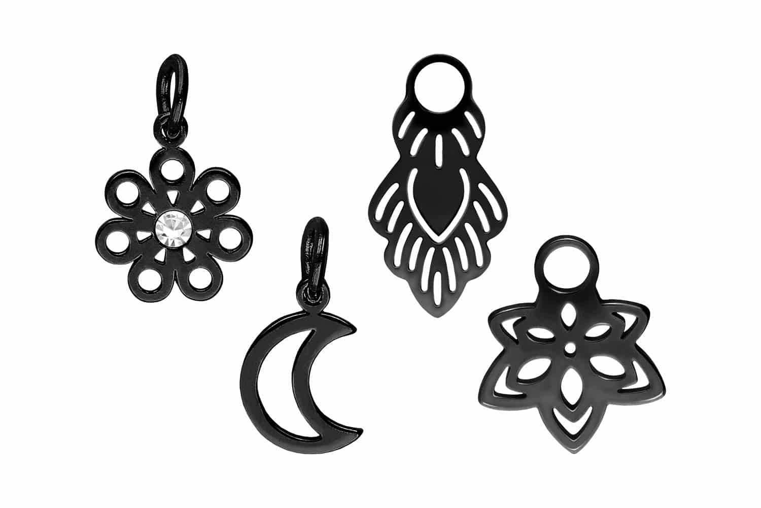 Piercing-Set SET Chirurgenstahl Anhänger für Clicker MIX