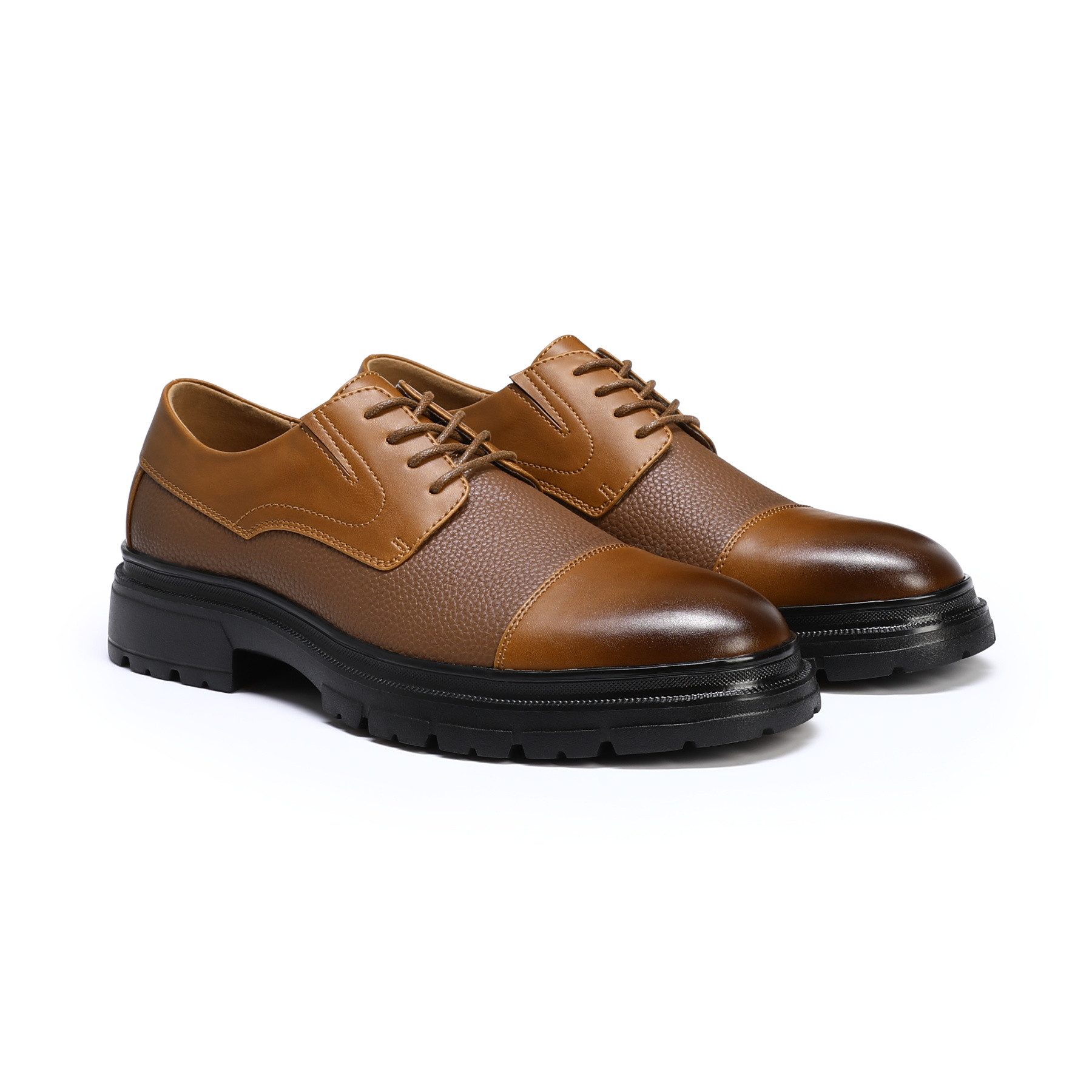 Allthemen Schnürschuh Herren Schnürschuhe Business Sneaker für Büro Freizeit Anzugschuhe – Bild 4 von 5
