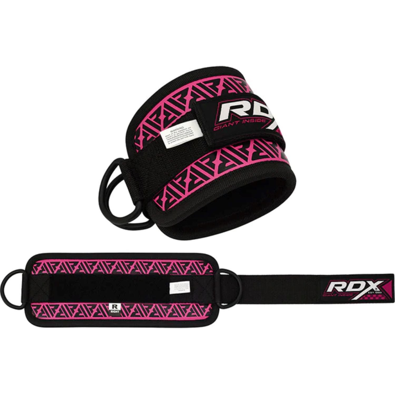 RDX Sprunggelenkorthese RDX Fußschlaufen Cable Pull gepolstert mit 2 D-Ring - Knöchelschlaufen
