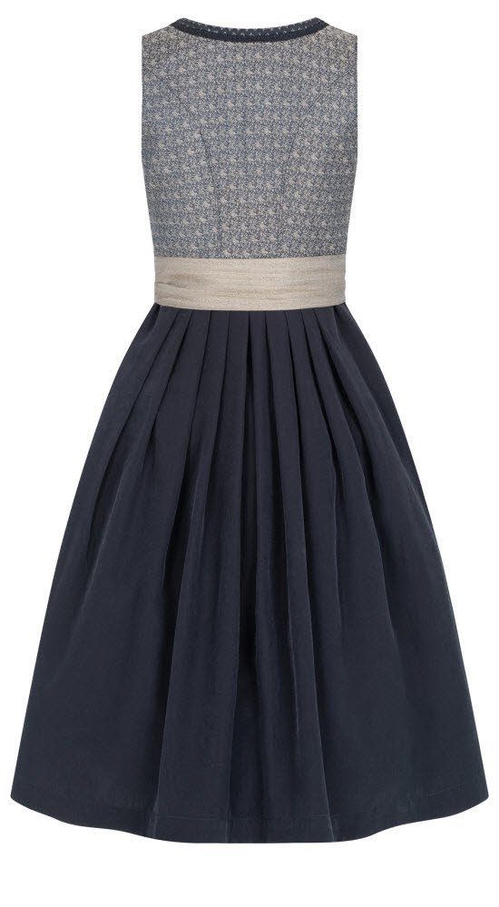 Nübler Dirndl Dirndl midi Leni in Blau von Nübler günstig online kaufen