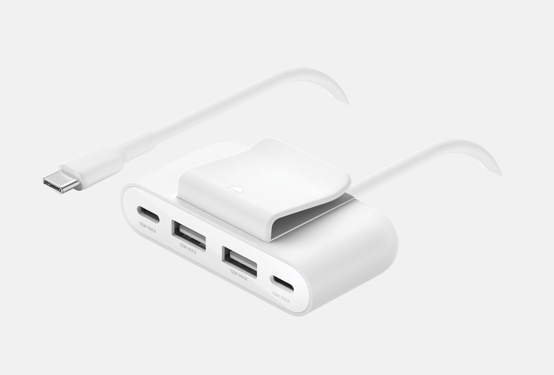 Belkin Smartphone-Dockingstation BoostCharge 4-Port-USB-Splitter