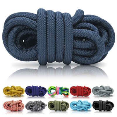 Ganzoo PPM Seil 20 Meter, Tauseil, Hunde-Leine, Halsband, Takeln, 10mm, Blau Reepschnur