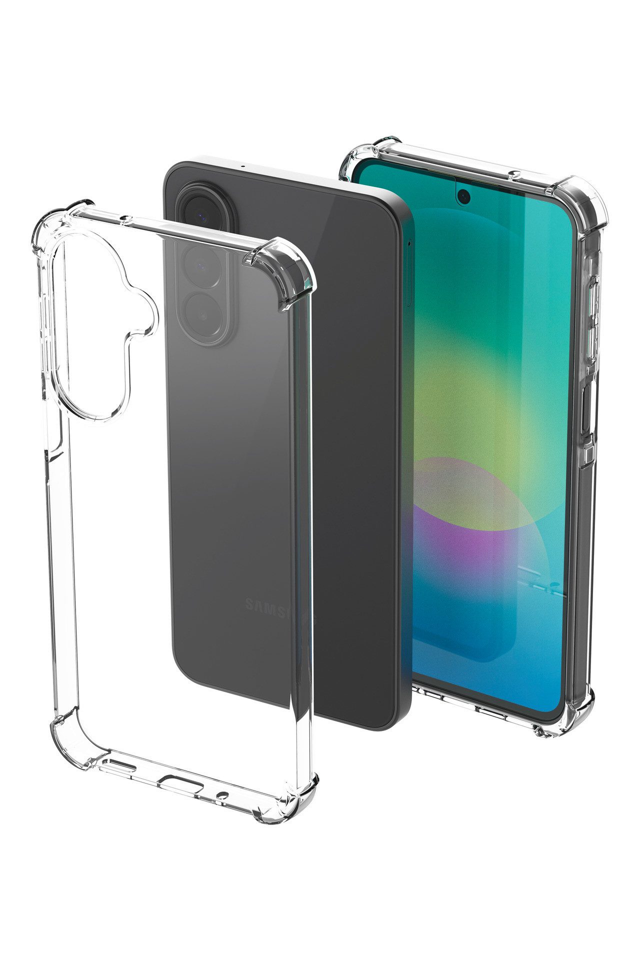 Samsung Handyhülle Designed for Samsung Mobeen Clear Cover für Samsung Galaxy A27, Backcover, Schutzhülle, Handyschutzhülle, Case, Schutzcase, stoßfest