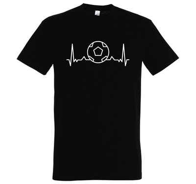 Youth Designz T-Shirt Heartbeat Fußball Herren Shirt