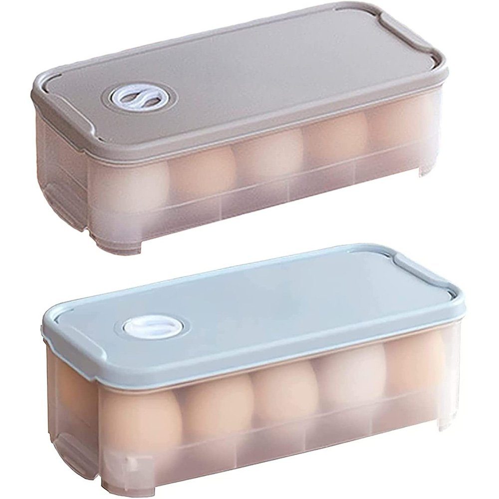 Spender Luftdicht Eieraufbewahrungsbox Eierablage Transparent Organizer-Etui 