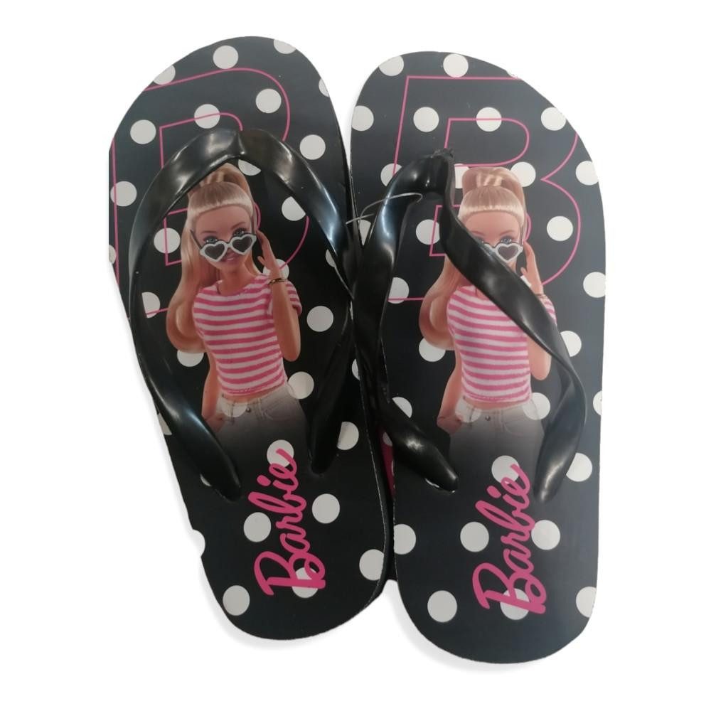 Barbie Flip Flop / Badeschuhe / Badeschlappen / Badesandalen "Barbie mit Badeschuh