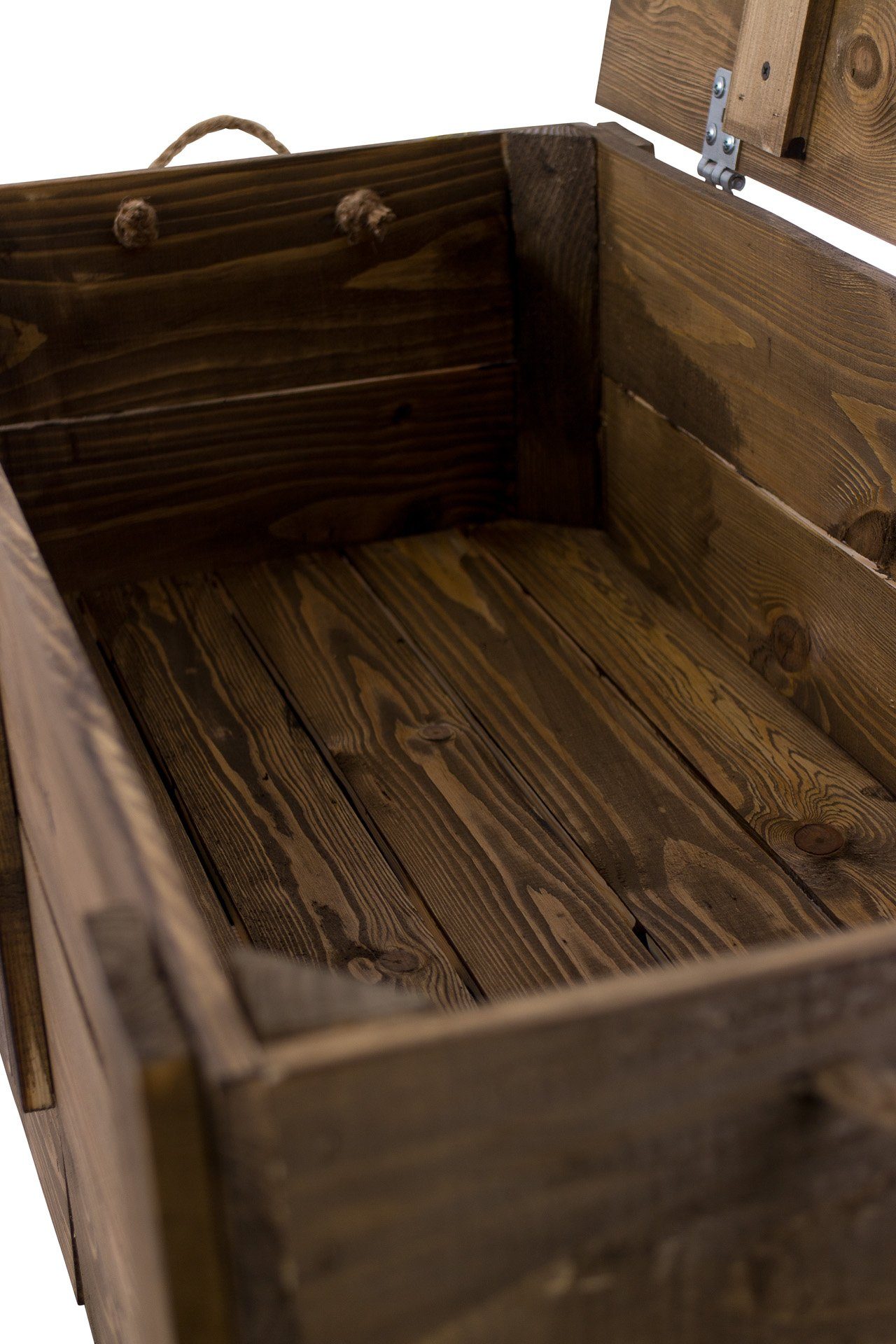 Kistenkolli Altes Land Allzweckkiste grosse Aufbewahrungskiste Kalle Palisander mit Schubladen und Deckel (Spar-Set, 1er Set)