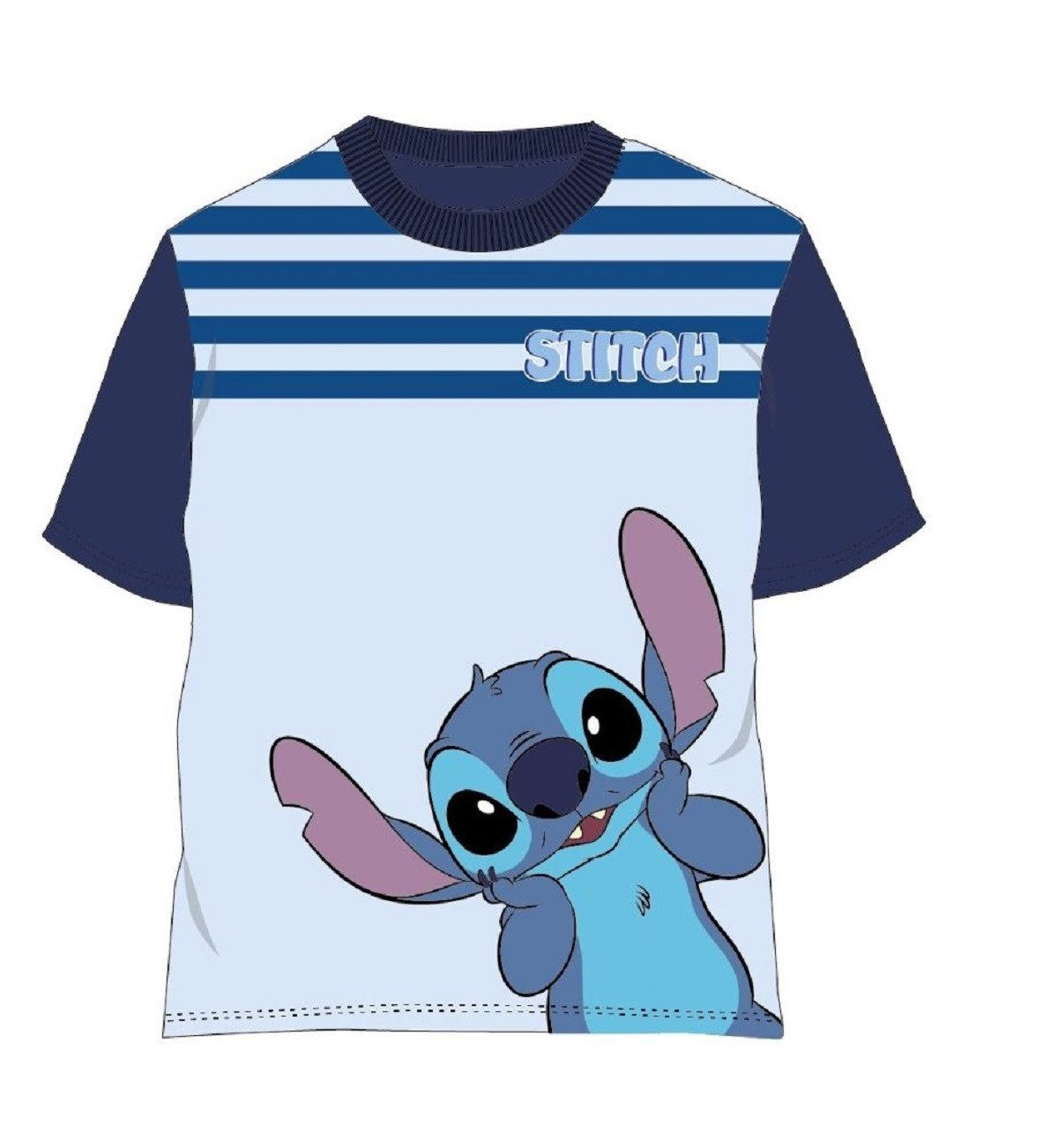 Lilo & Stitch T-Shirt - Kinder Shirt Kurzarmshirt Freizeitshirt Mehrfarbig (1-tlg)