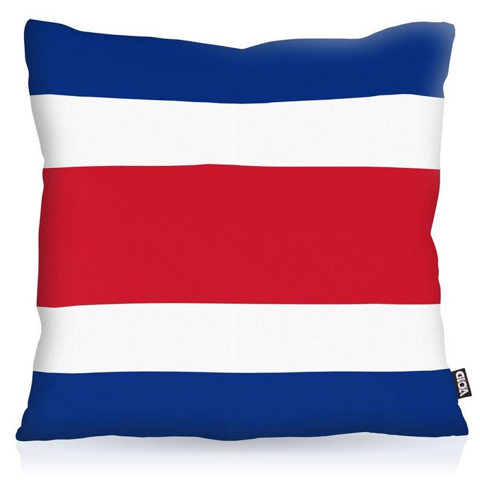 Kissenbezug VOID Sofa-Kissen Costa Rica EM WM Flagge Fahne Länderflagge Sport