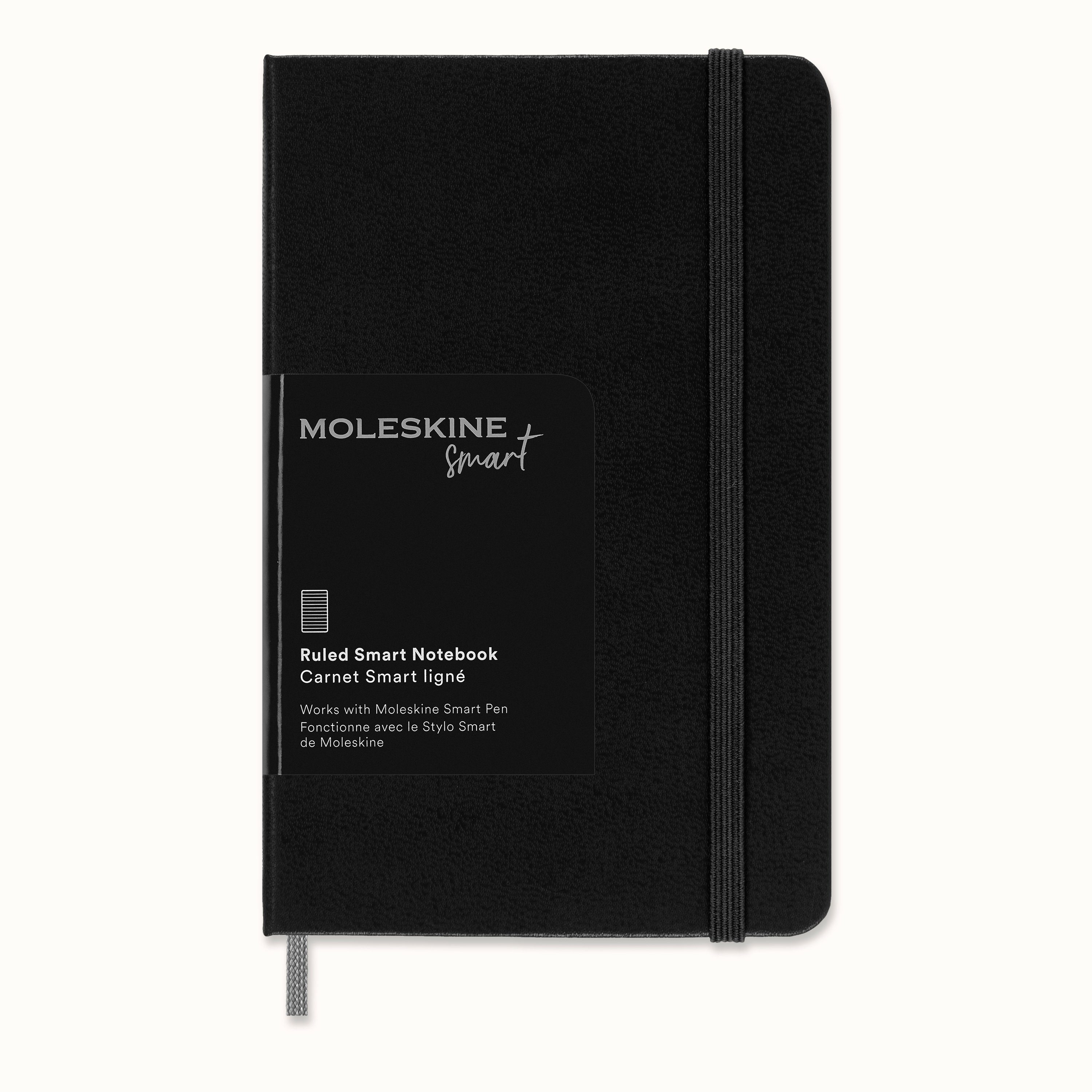 MOLESKINE Notizbuch, Smart A6, liniert, Fester Einband Schwarz | Notizbücher
