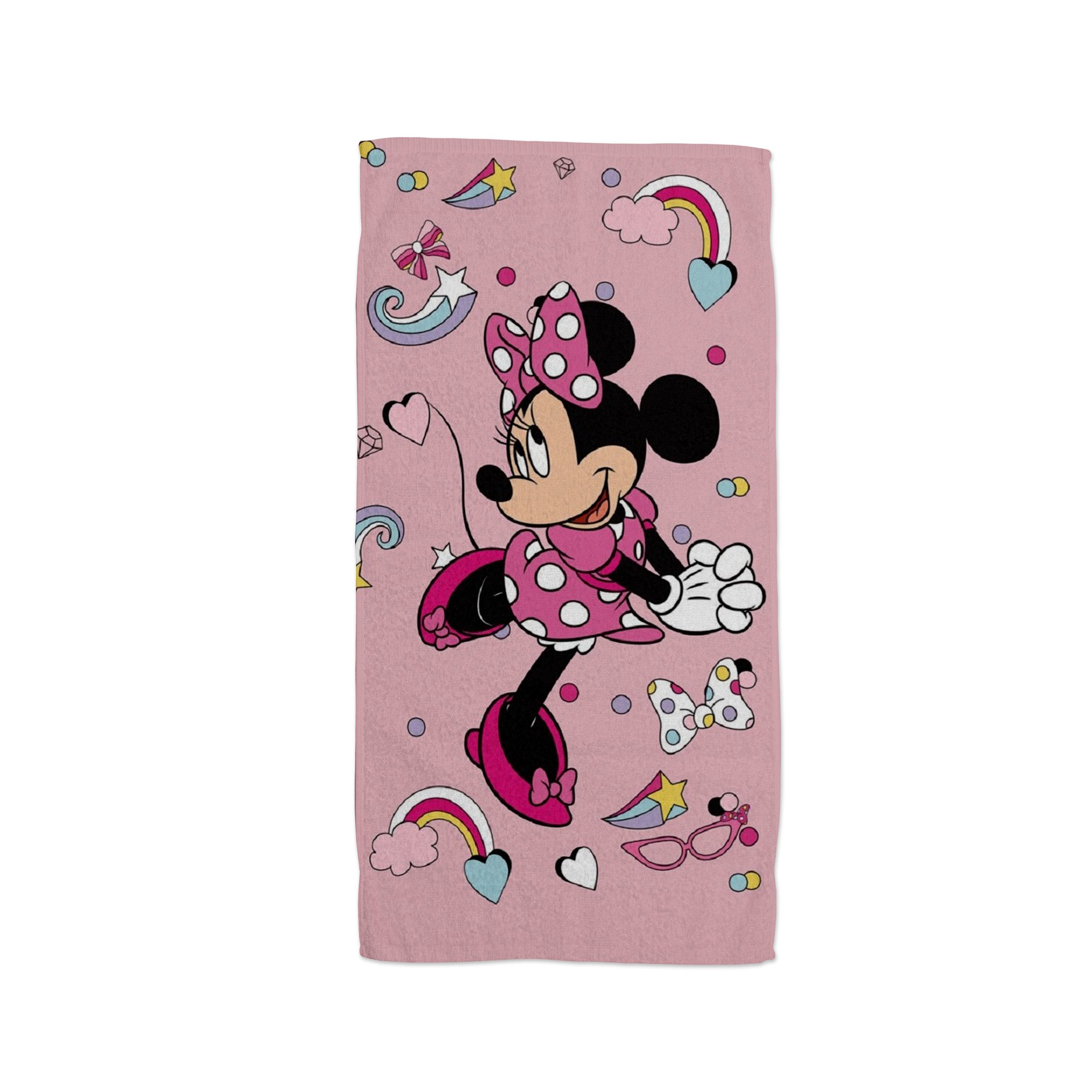Disney Minnie Mouse Strandtuch Weiches Strandtuch – Saugstarkes Badehandtuc günstig online kaufen