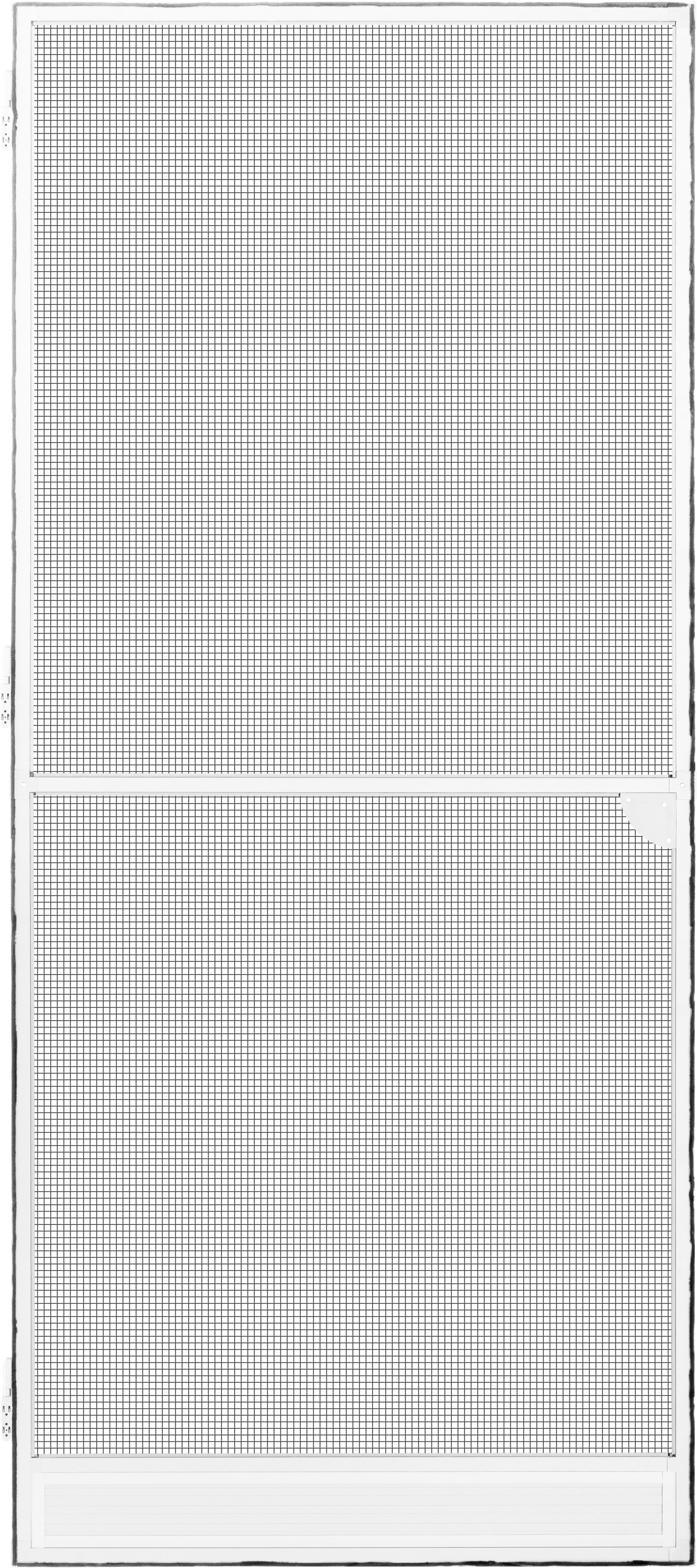 SCHELLENBERG Insektenschutz-Tür Premium, Fliegengitter für Balkontüren und Terrassentüren, (Set, 1-St), mit Aluminiumrahmen, 100 x 215 cm, anthrazit und weiß