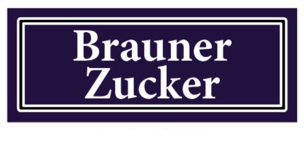 LYSCO Gewürzstreuer Gewürzaufkleber 40x16mm Gewürzetiketten Zuckerarten Sticker, blau/weiß, (Aufkleber Etiketten für Zucker, brauner Zucker, Gelierzucker, Kandiszucker, Puderzucker, Rohrzucker, Traubenzucker, Vanillezucker, 2-tlg), abwischbar, wasserfest, selbstklebend und langanhaltend