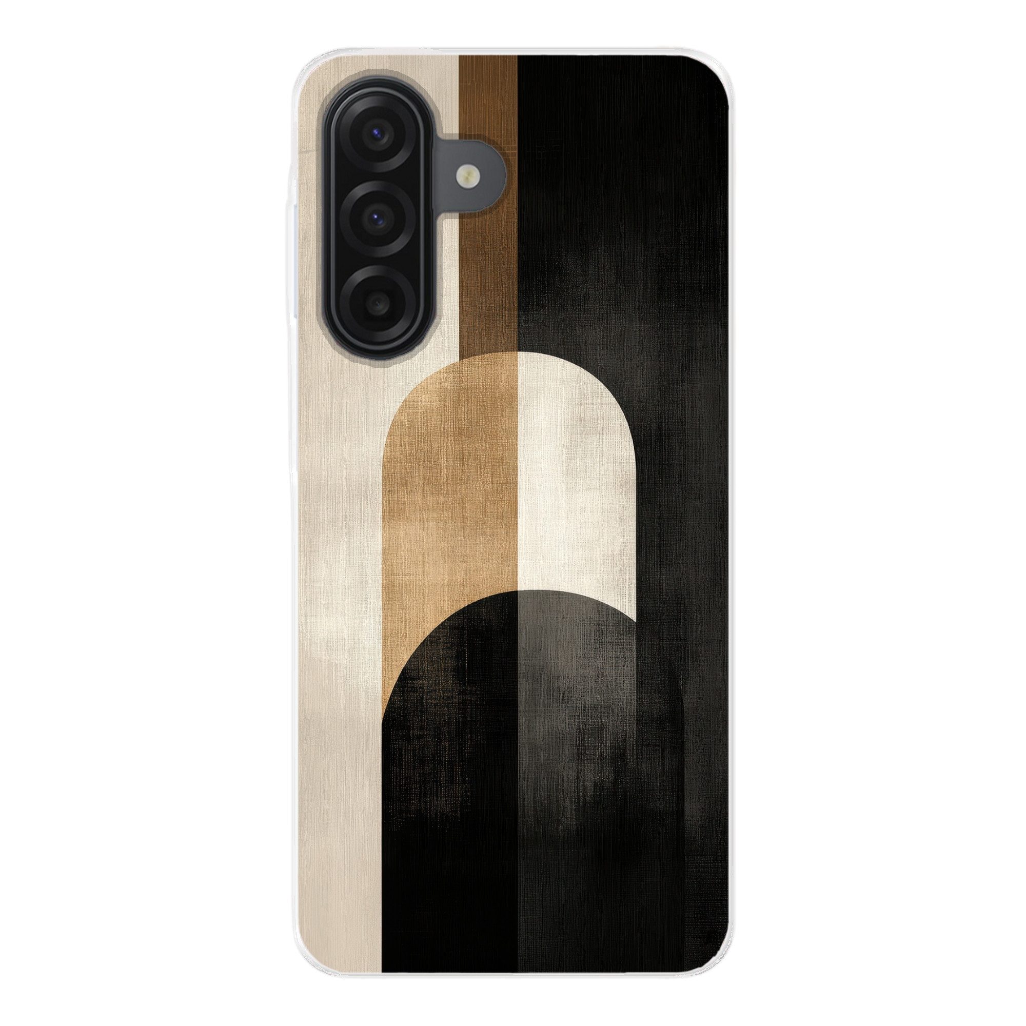 MuchoWow Handyhülle für Samsung Galaxy A17 Geometrisch - Formen - Weiß, Smartphone-Bumper, Print, Handy Schutzhülle Dünn