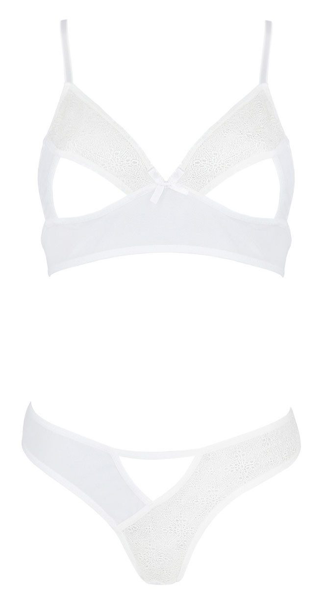 Avanua Set: Ouvert-BH und String, sinnliche Eleganz, Hochzeitsnacht