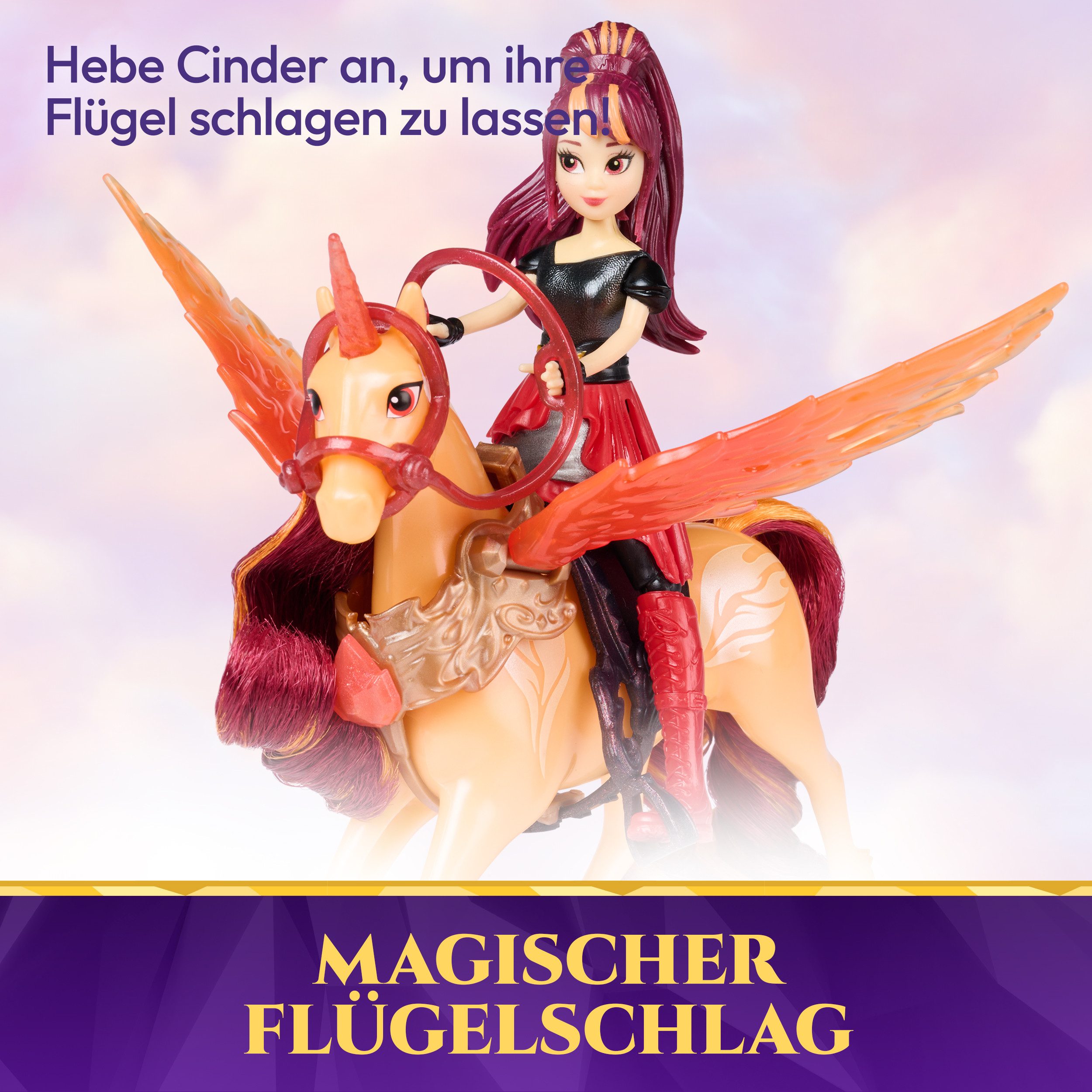 Spin Master Anziehpuppe Unicorn Academy - Wing Magic Valentina und Cinder – Bild 4 von 5