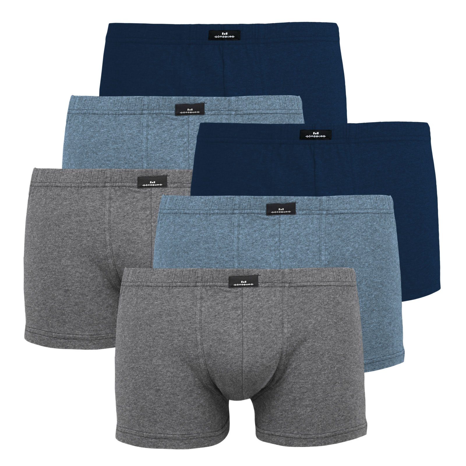 GÖTZBURG Trunk Boxershorts (6-St) mit Logo am Bund günstig online kaufen