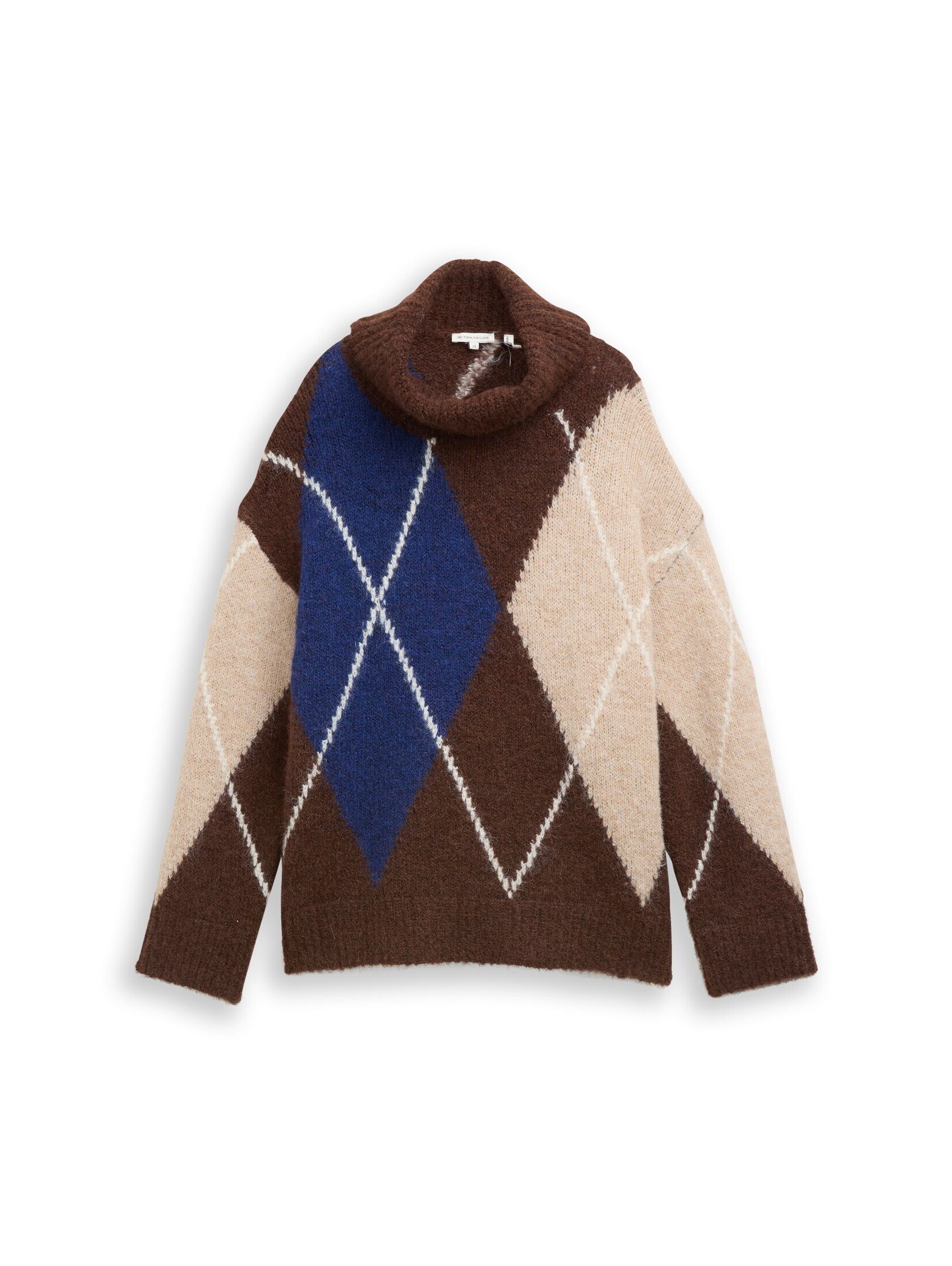 TOM TAILOR Strickpullover Pullover & Strickjacken Oversize Rollkragenpullover mit Wollanteil