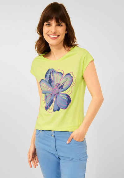 Cecil T-Shirt mit großem Blumenprint