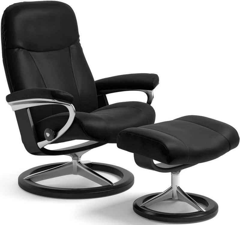 Stressless® Relaxsessel Garda, mit Signature Base, Größe M, Gestell Schwarz