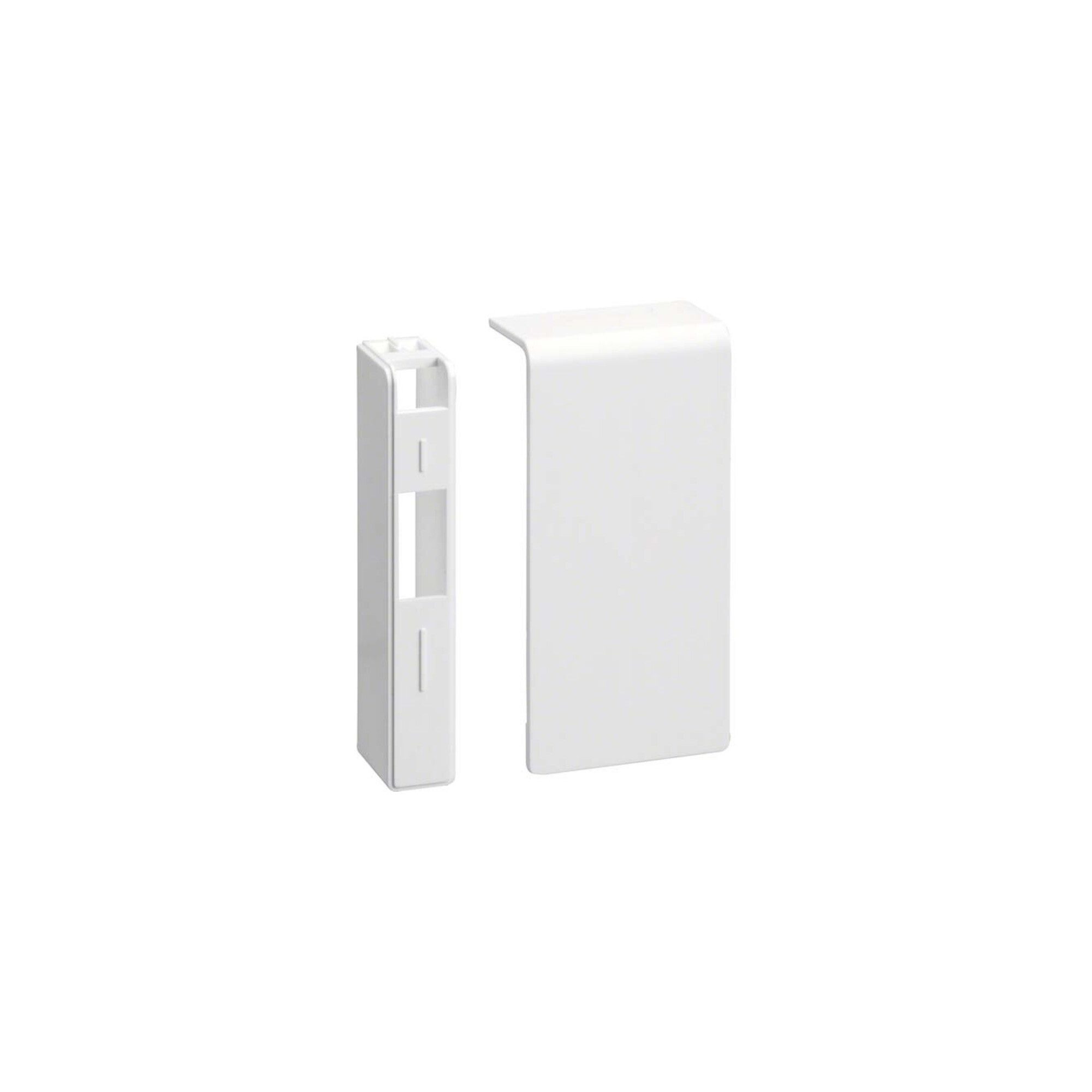Hager Türschließer Tehalit Endstück schnittkasch. 20x80mm verkehrsweiß SL200806 vws