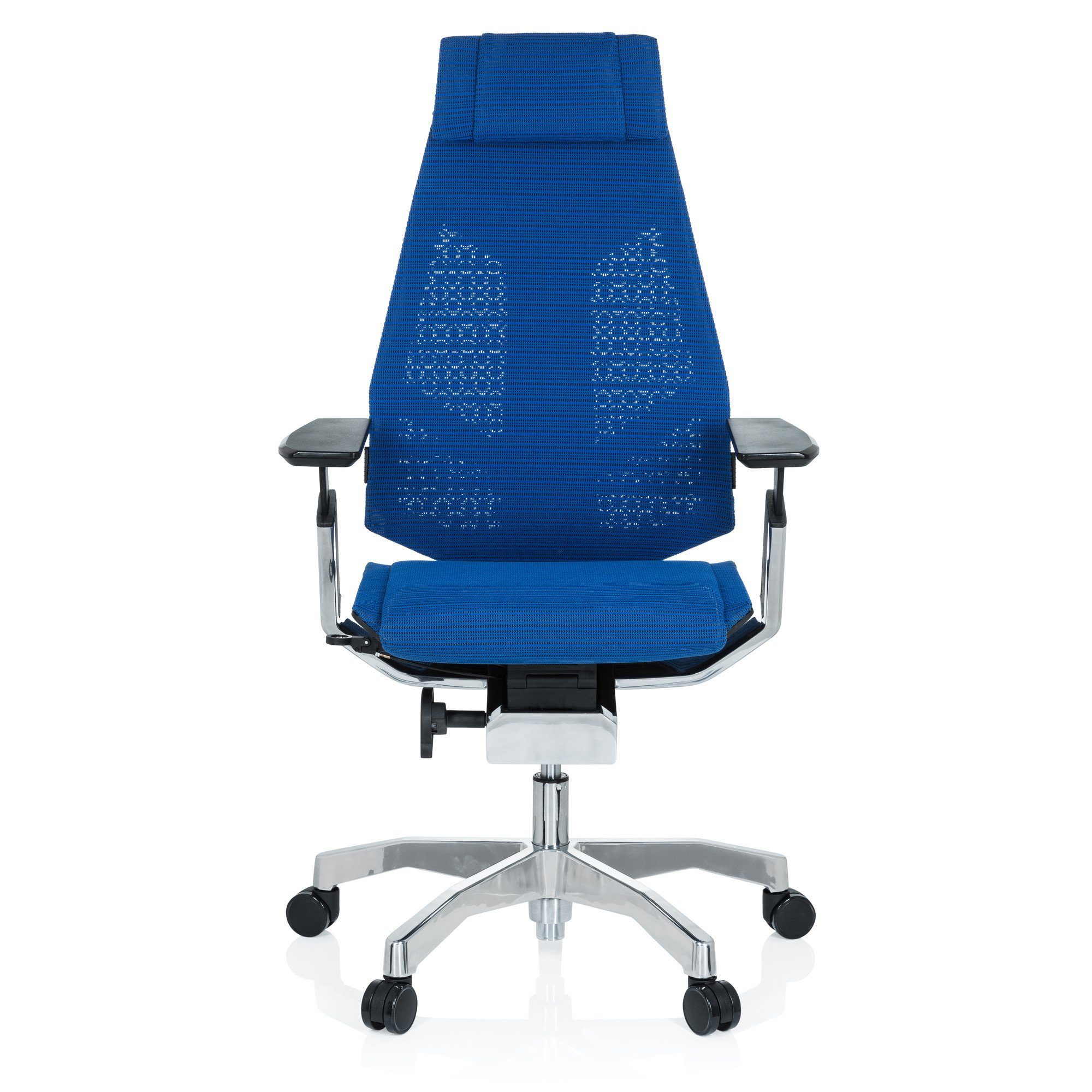 hjh OFFICE Drehstuhl High End Bürostuhl GENIDIA PRO Netzstoff (1 St), Schreibtischstuhl ergonomisch Blau