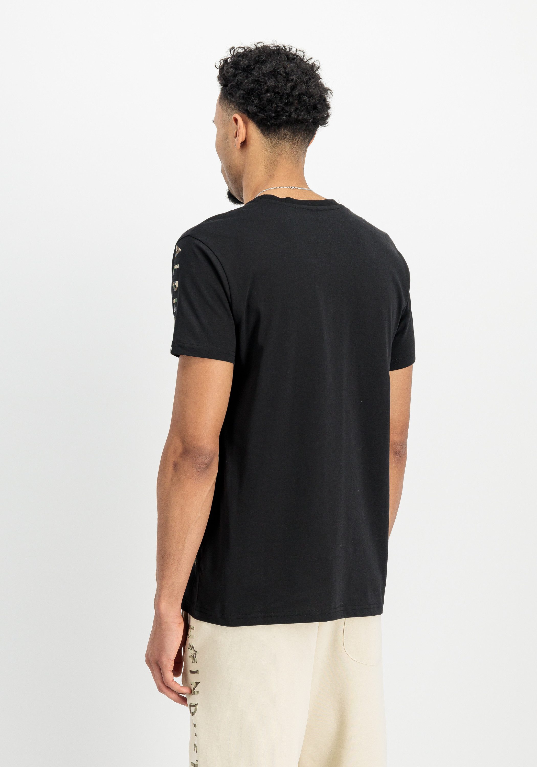 Alpha Industries T-Shirt Camo Sleeve T-Shirt