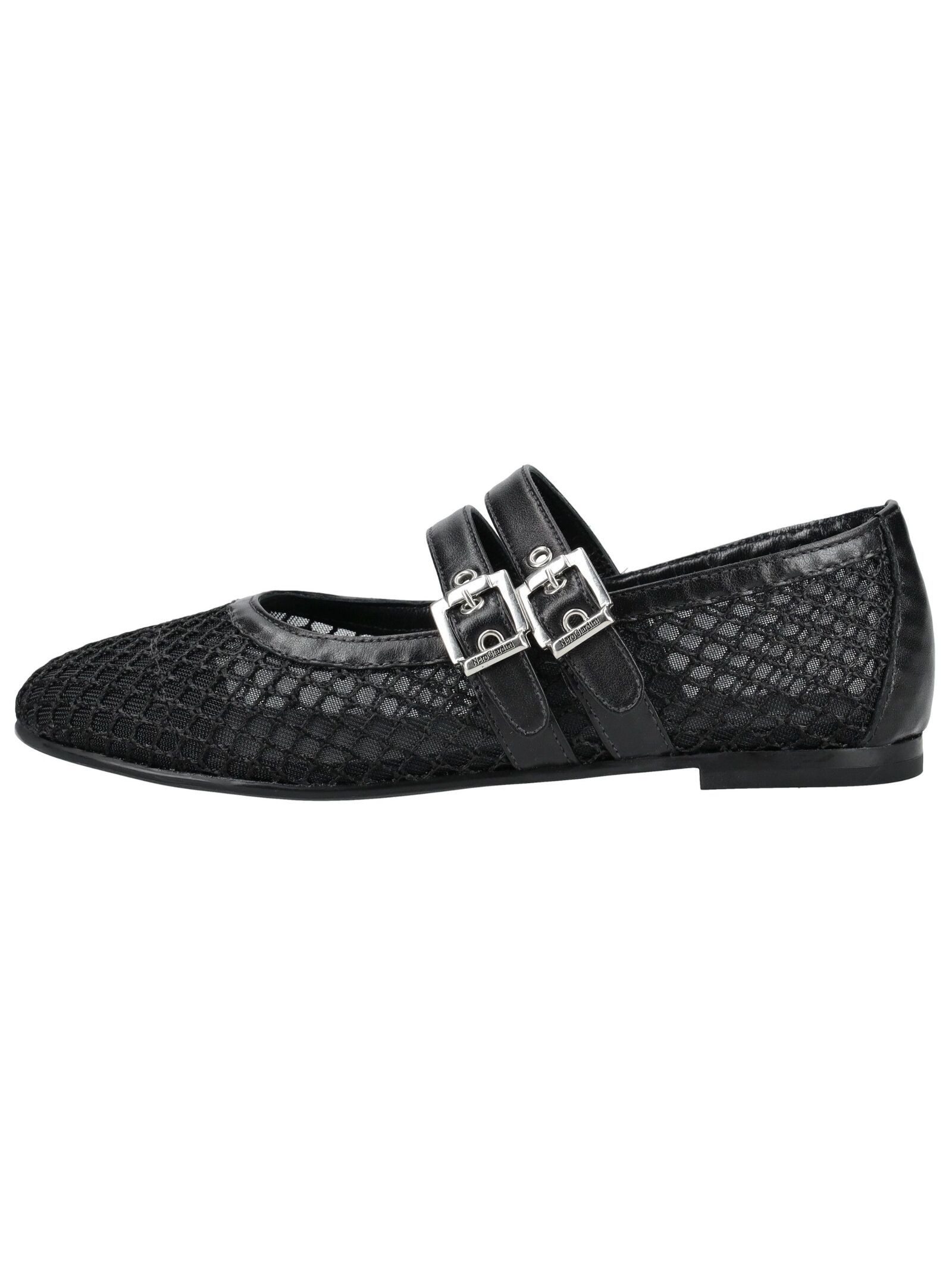 Nero Giardini Nero Giardini Ballerinas Leder/Textil Riemchenballerina