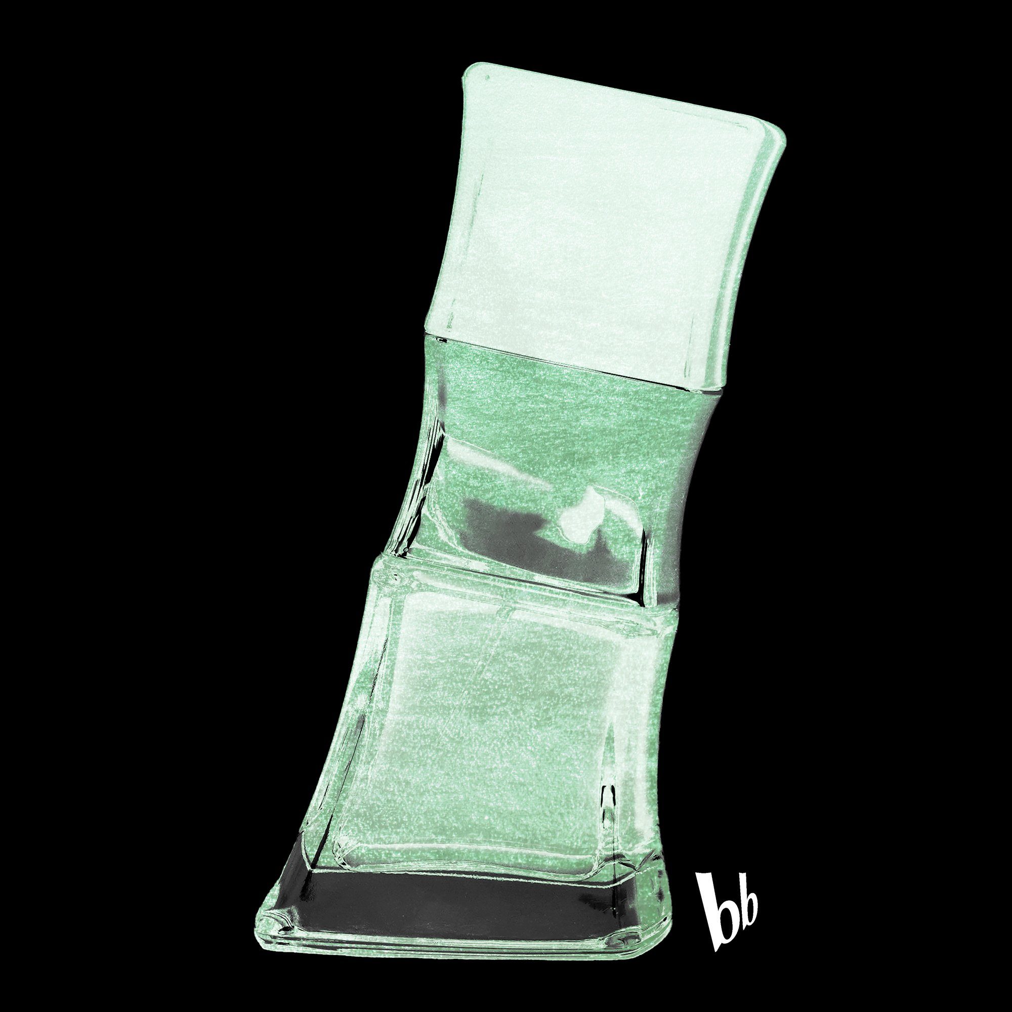 Bruno Banani Acrylglasbild Flakon Parfum Bruno Banani - Acrylbilder mit Blattgold veredelt, (1 St), Goldveredelung, Handgearbeitet, Gerahmt, Edel Grün | Bilder