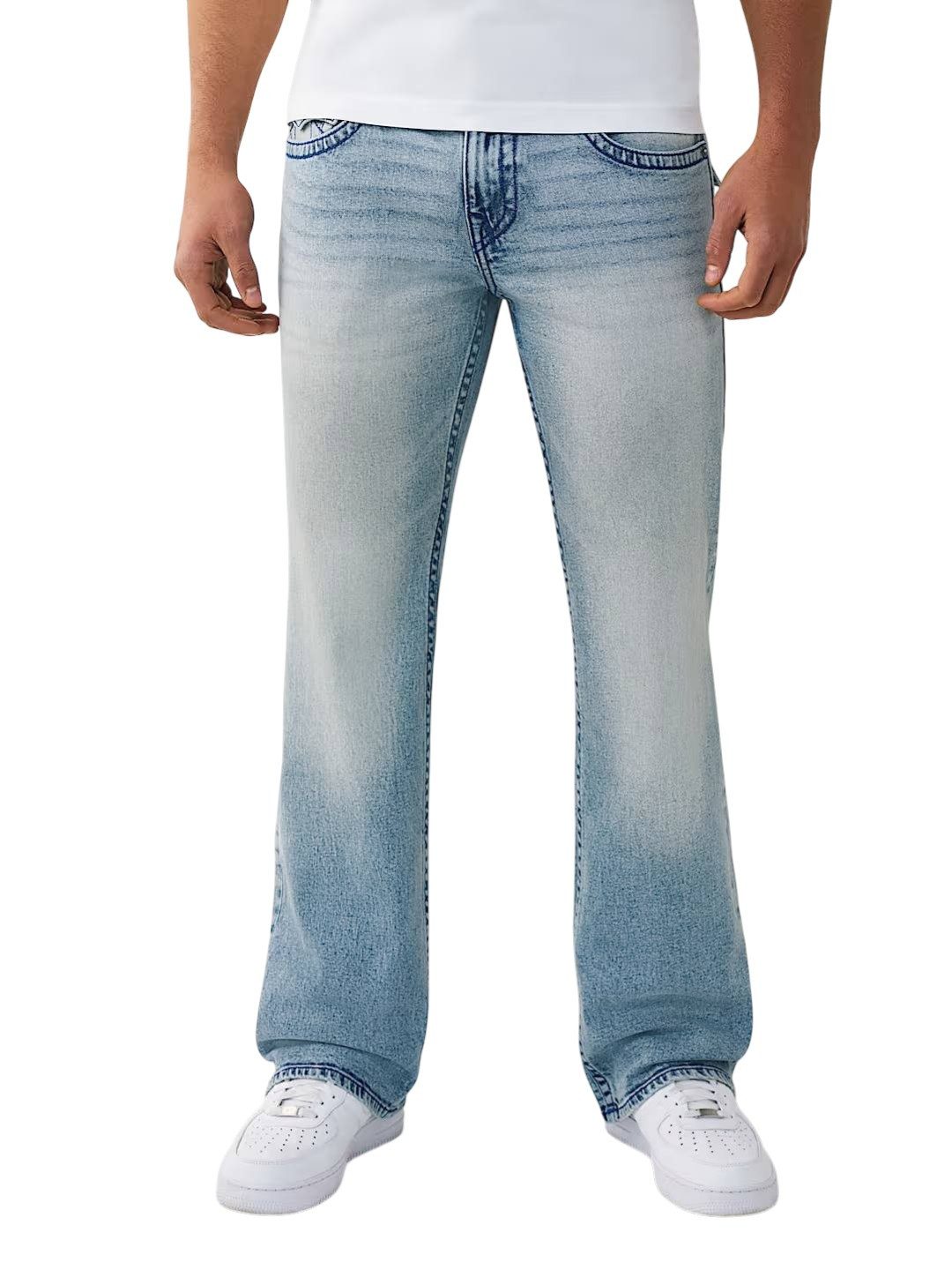 True Religion Bootcut-Jeans Jeans True Religion Billy Single Needle Flap Gesäßtaschen und Coinpocket im Flap-Design